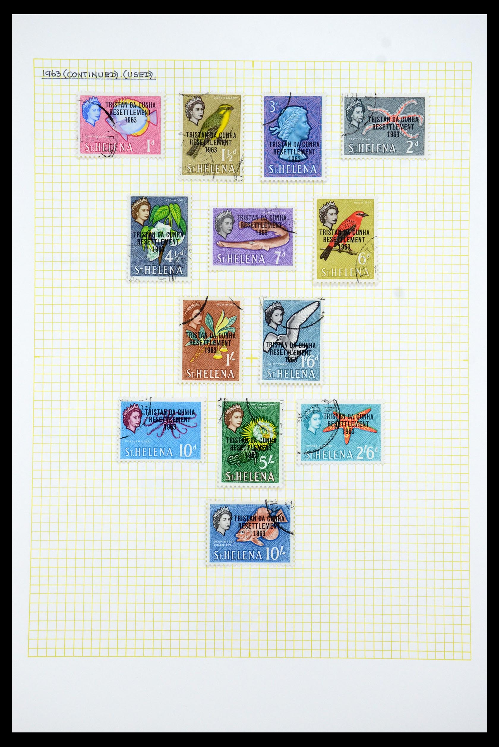 35639 007 - Stamp Collection 35639 Tristan da Cunha 1952-1979.