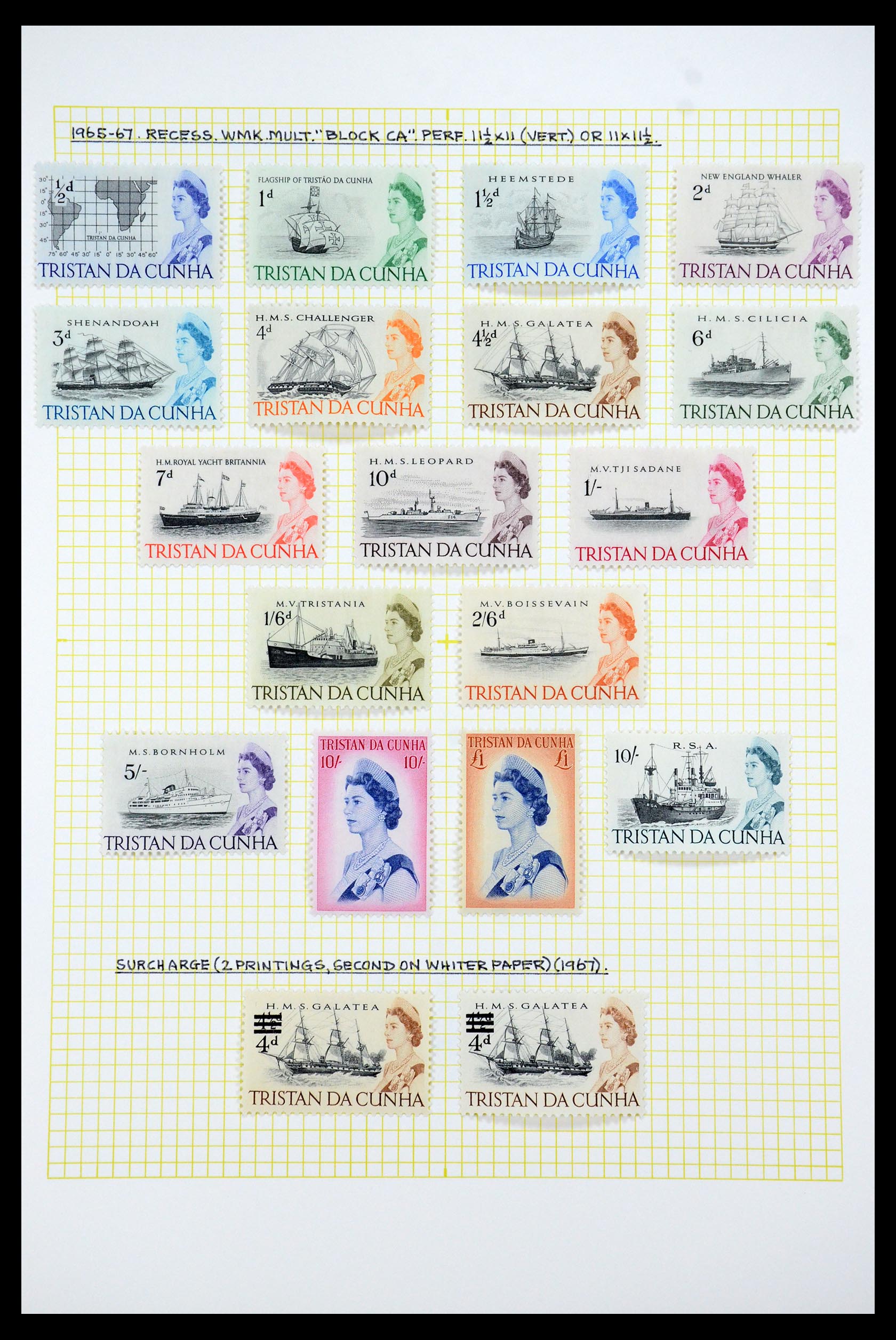 35639 009 - Stamp Collection 35639 Tristan da Cunha 1952-1979.