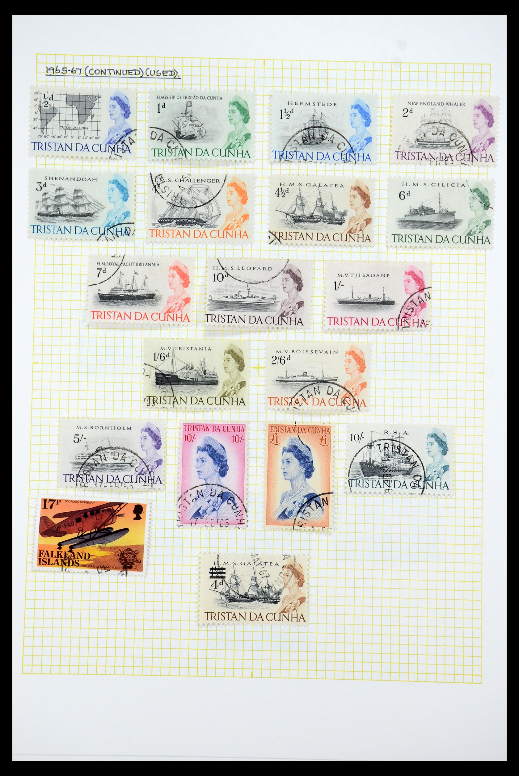 35639 010 - Stamp Collection 35639 Tristan da Cunha 1952-1979.