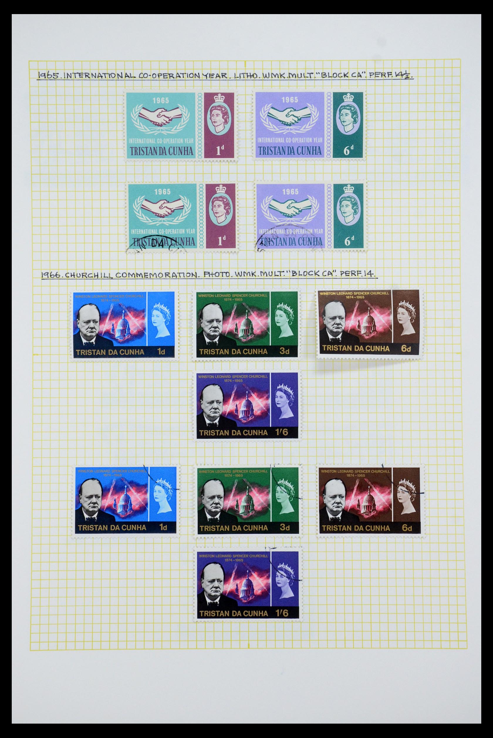 35639 011 - Stamp Collection 35639 Tristan da Cunha 1952-1979.