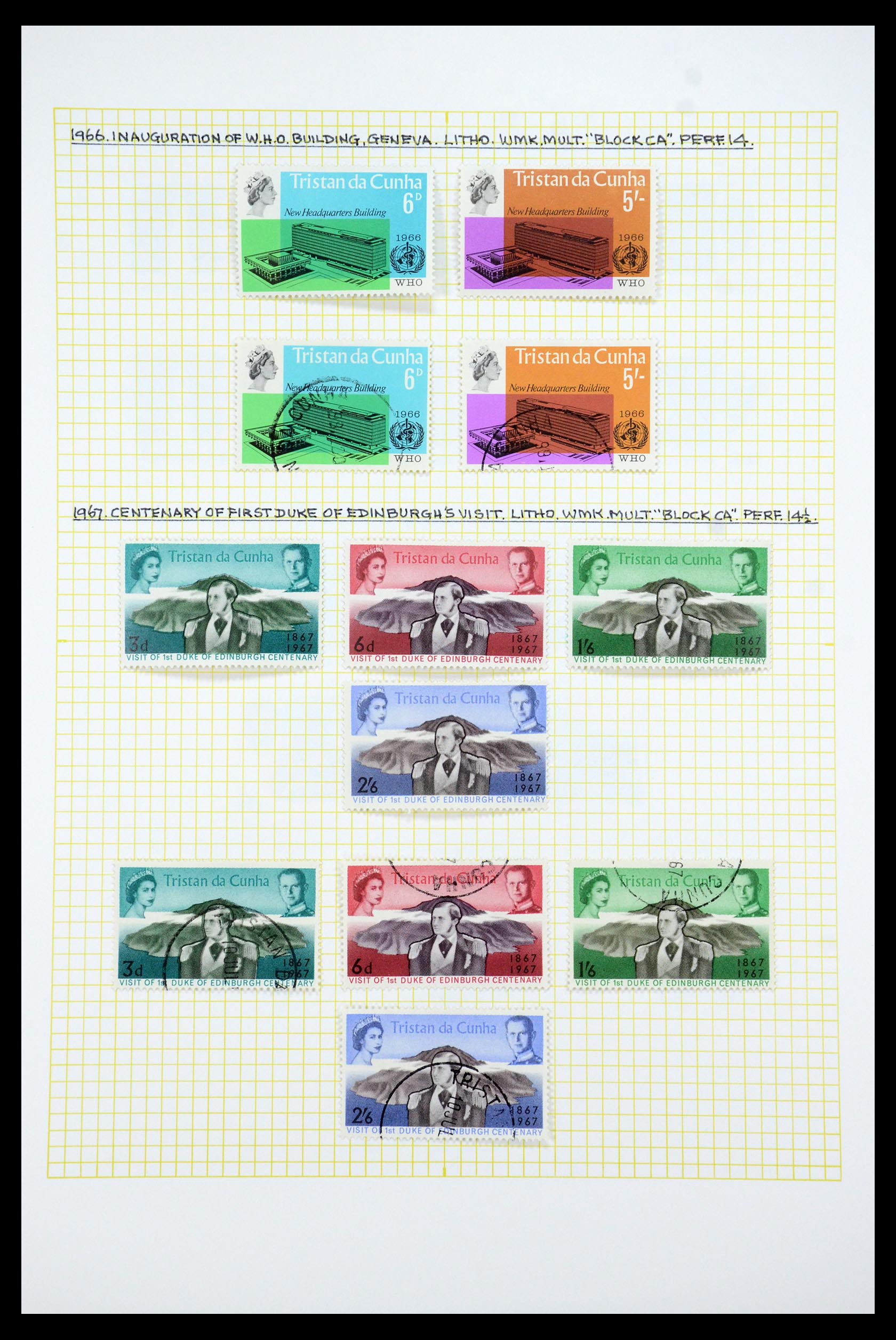 35639 014 - Stamp Collection 35639 Tristan da Cunha 1952-1979.
