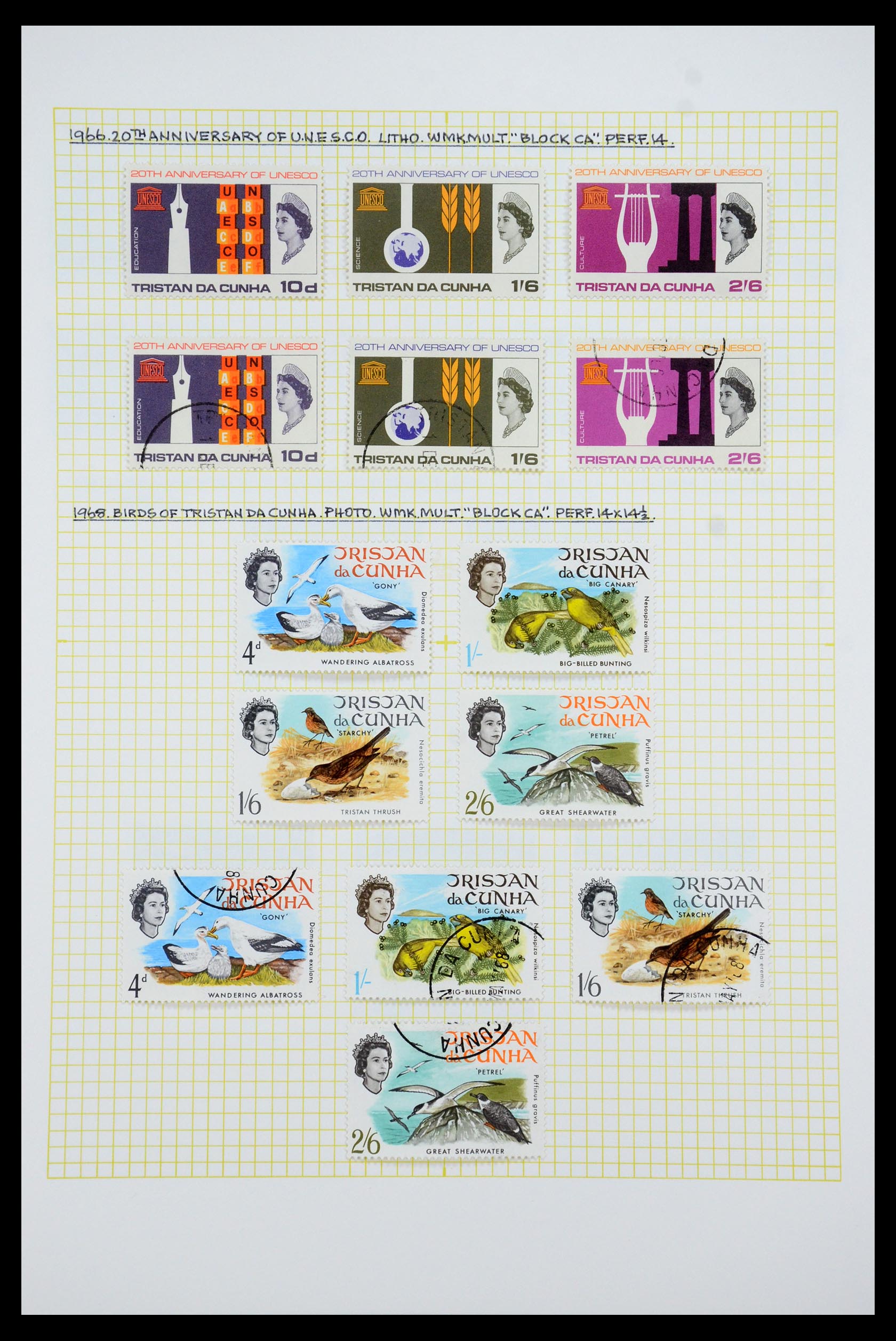 35639 015 - Stamp Collection 35639 Tristan da Cunha 1952-1979.