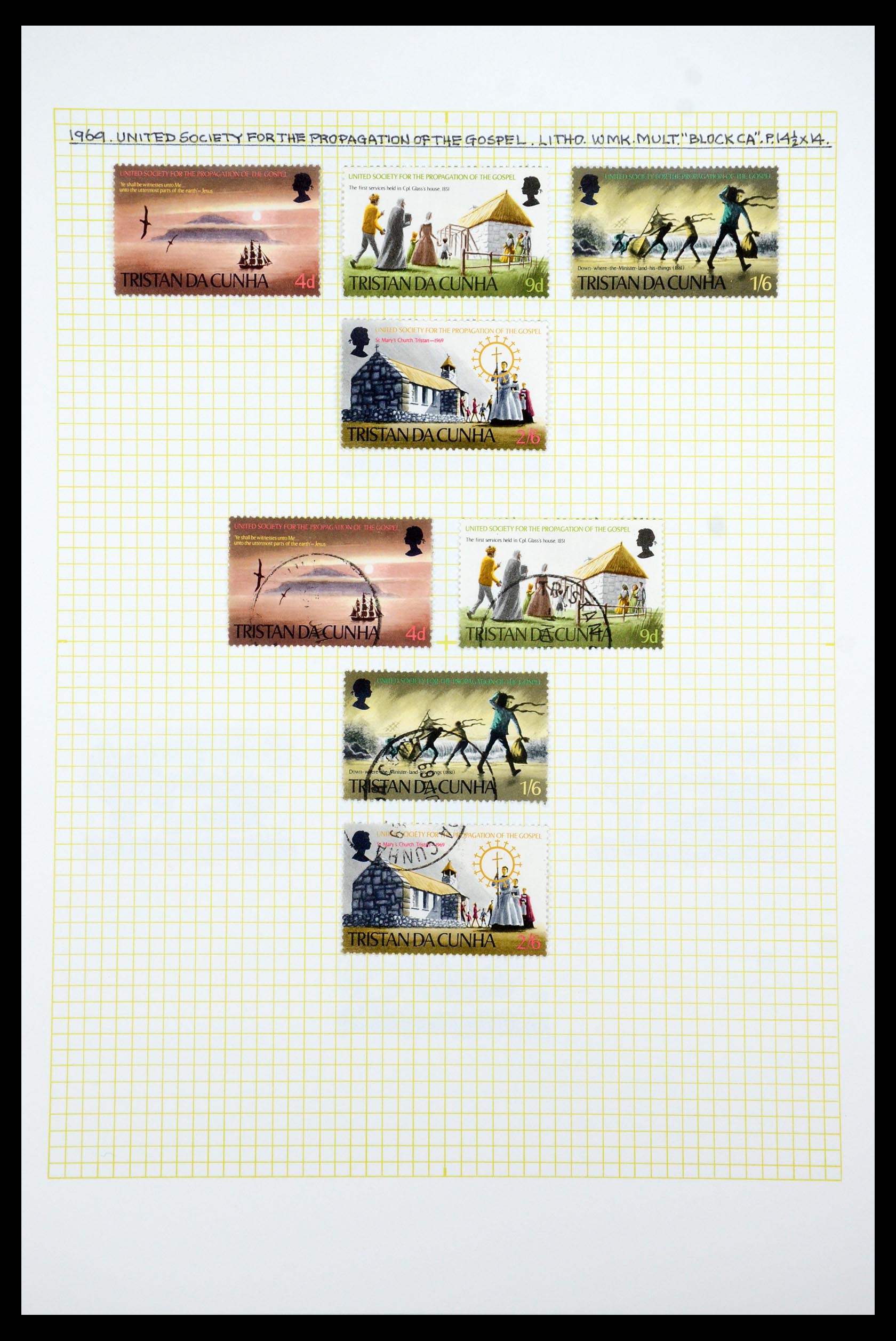 35639 017 - Stamp Collection 35639 Tristan da Cunha 1952-1979.