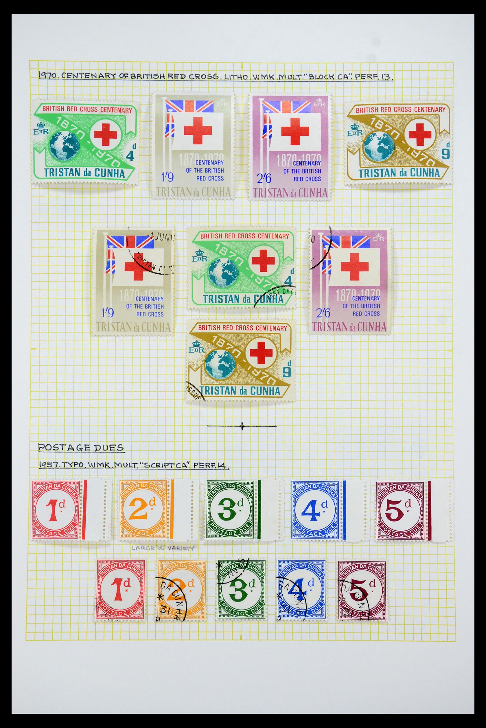 35639 019 - Stamp Collection 35639 Tristan da Cunha 1952-1979.
