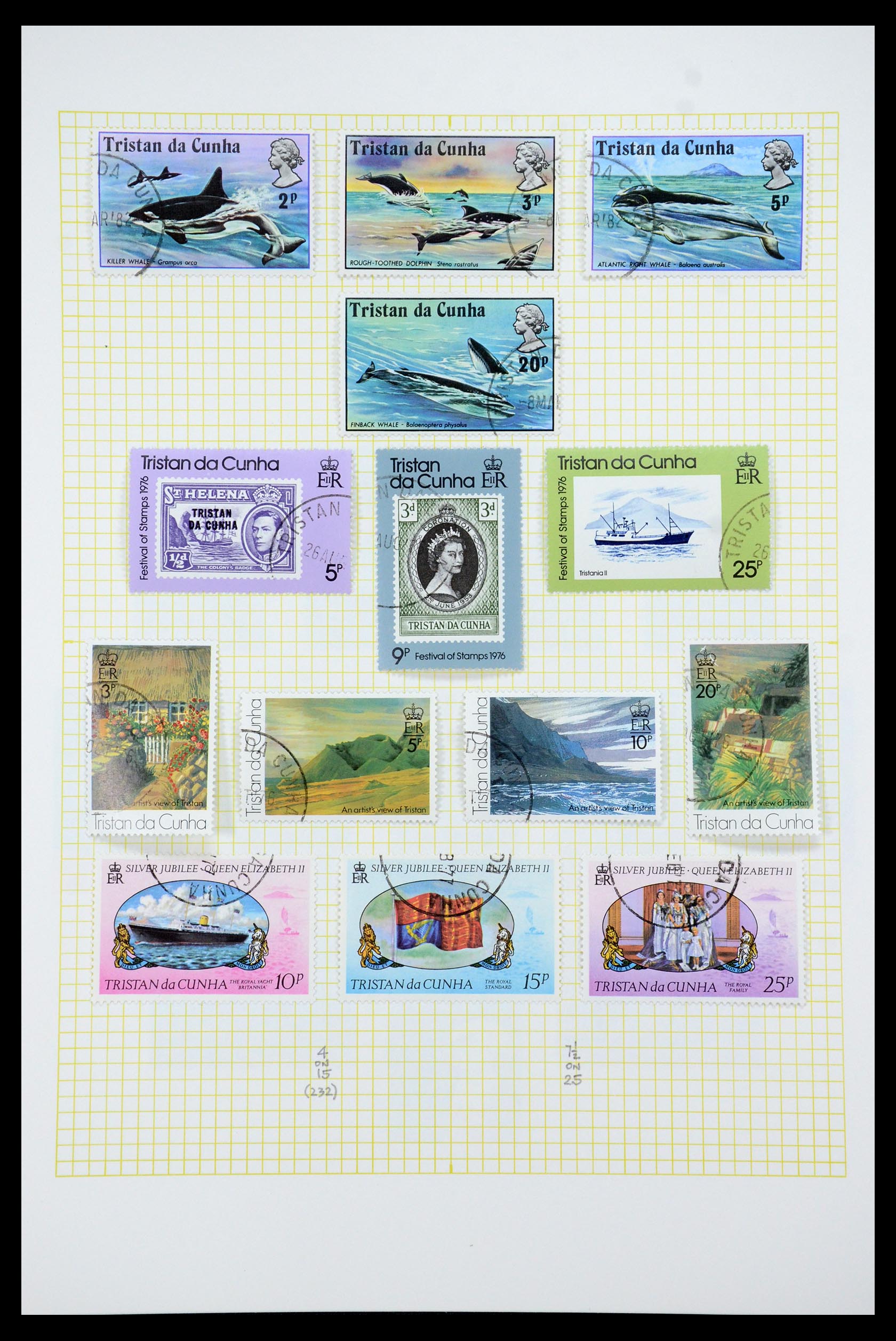 35639 024 - Stamp Collection 35639 Tristan da Cunha 1952-1979.