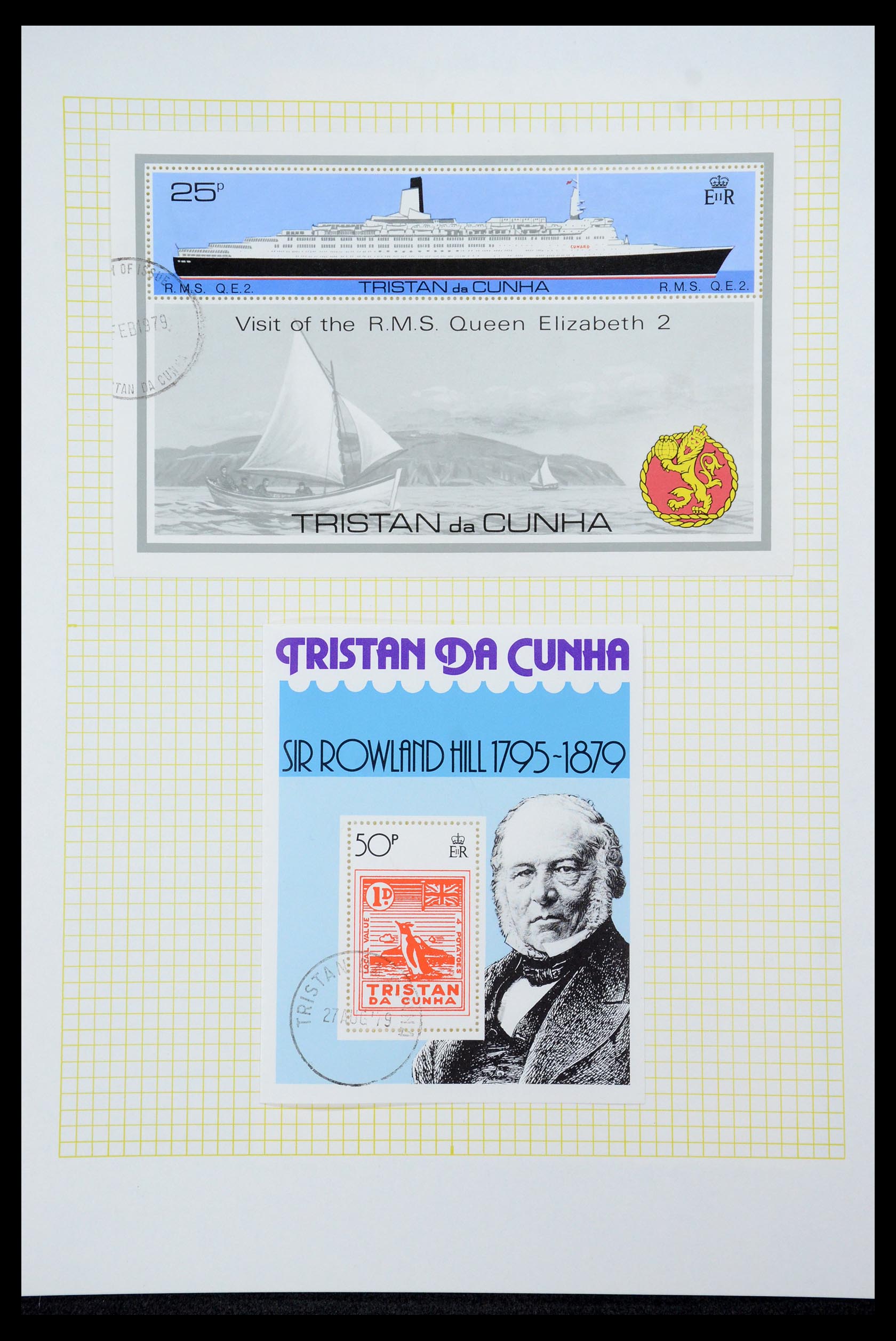 35639 031 - Stamp Collection 35639 Tristan da Cunha 1952-1979.