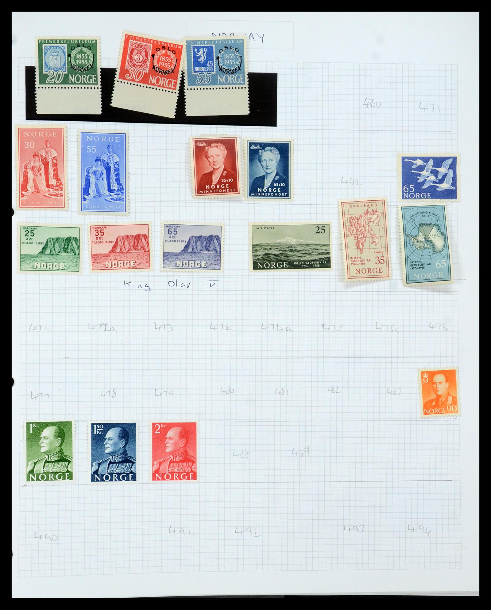 35642 017 - Stamp Collection 35642 Norway 1856-1998.