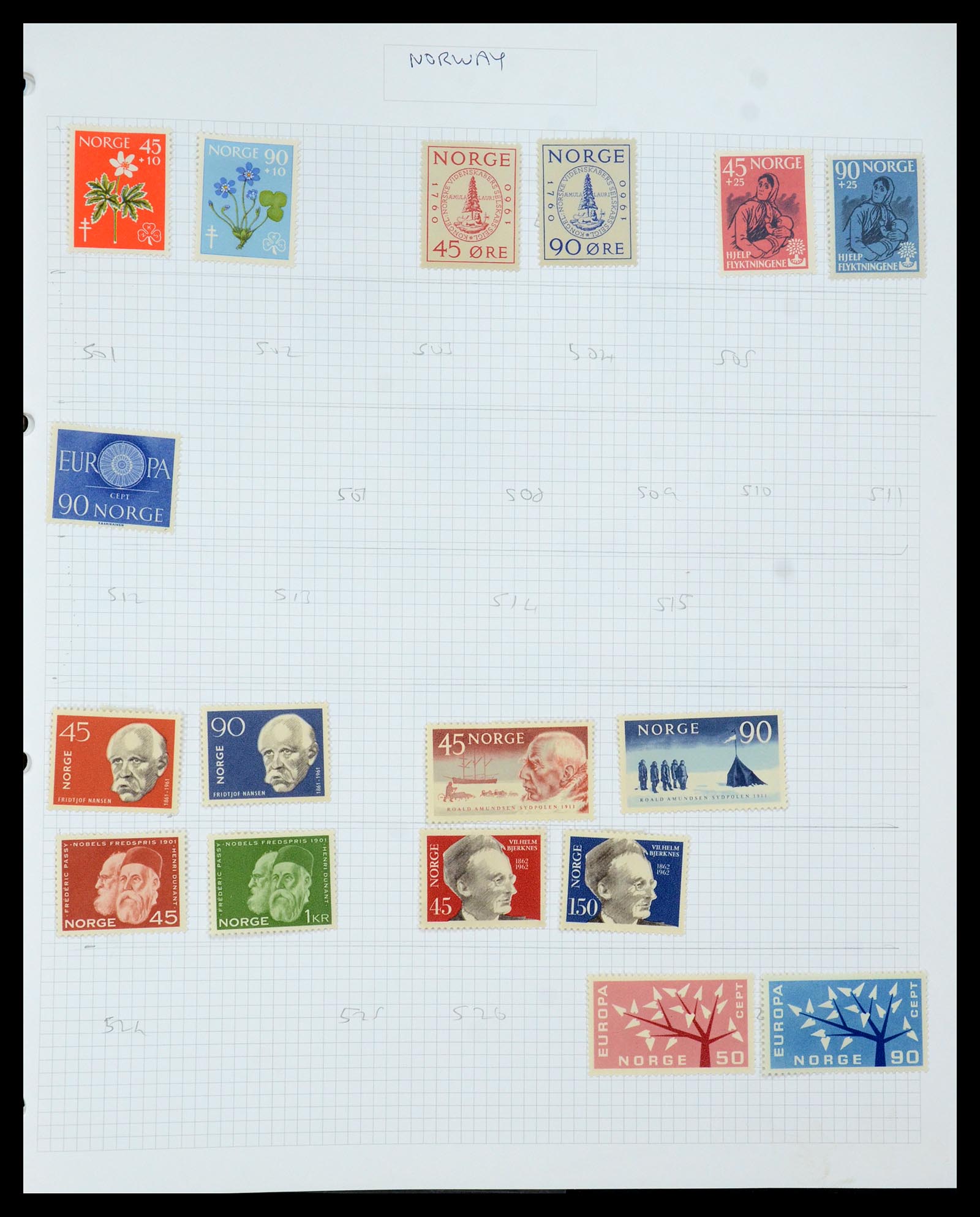 35642 018 - Stamp Collection 35642 Norway 1856-1998.