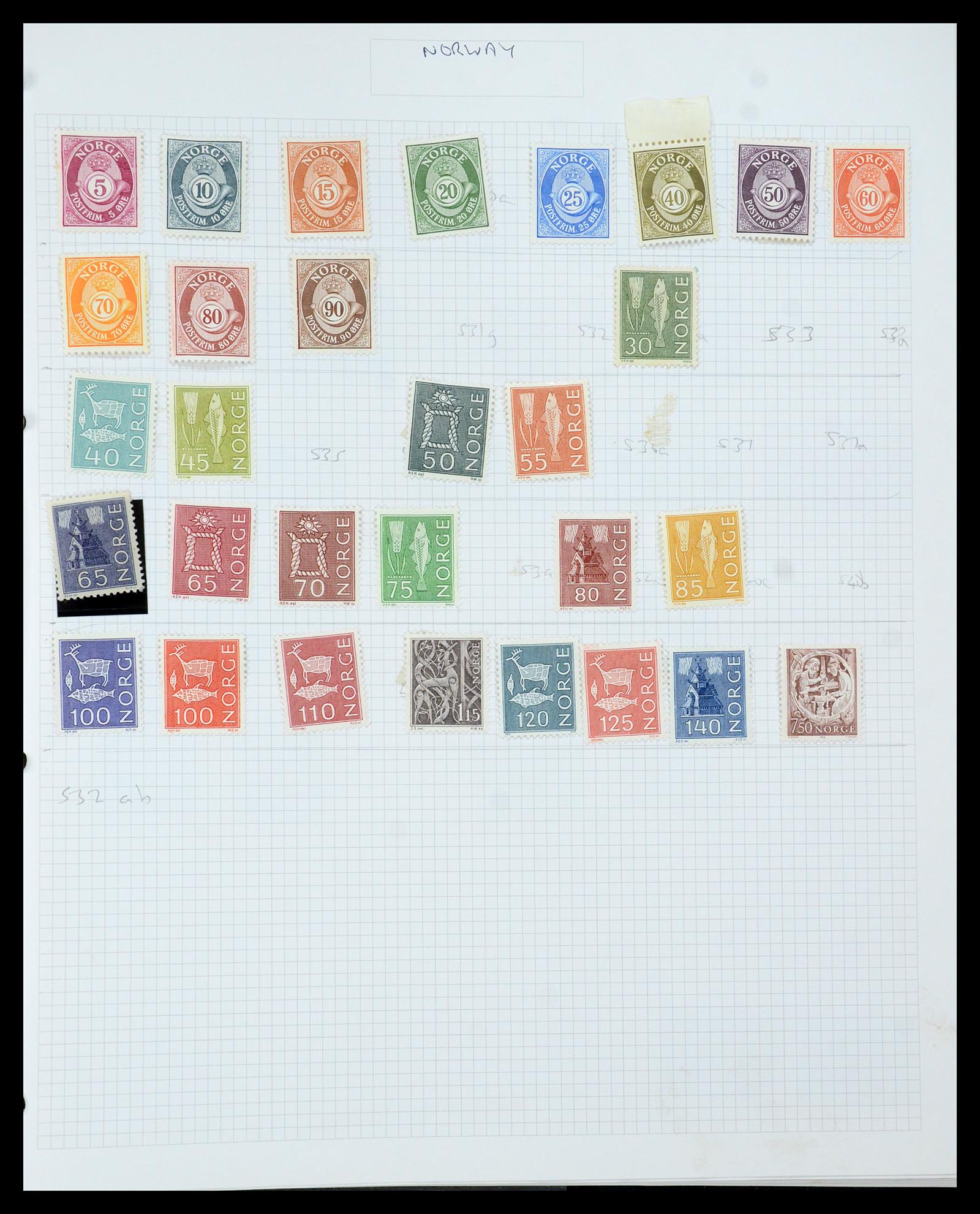 35642 019 - Stamp Collection 35642 Norway 1856-1998.