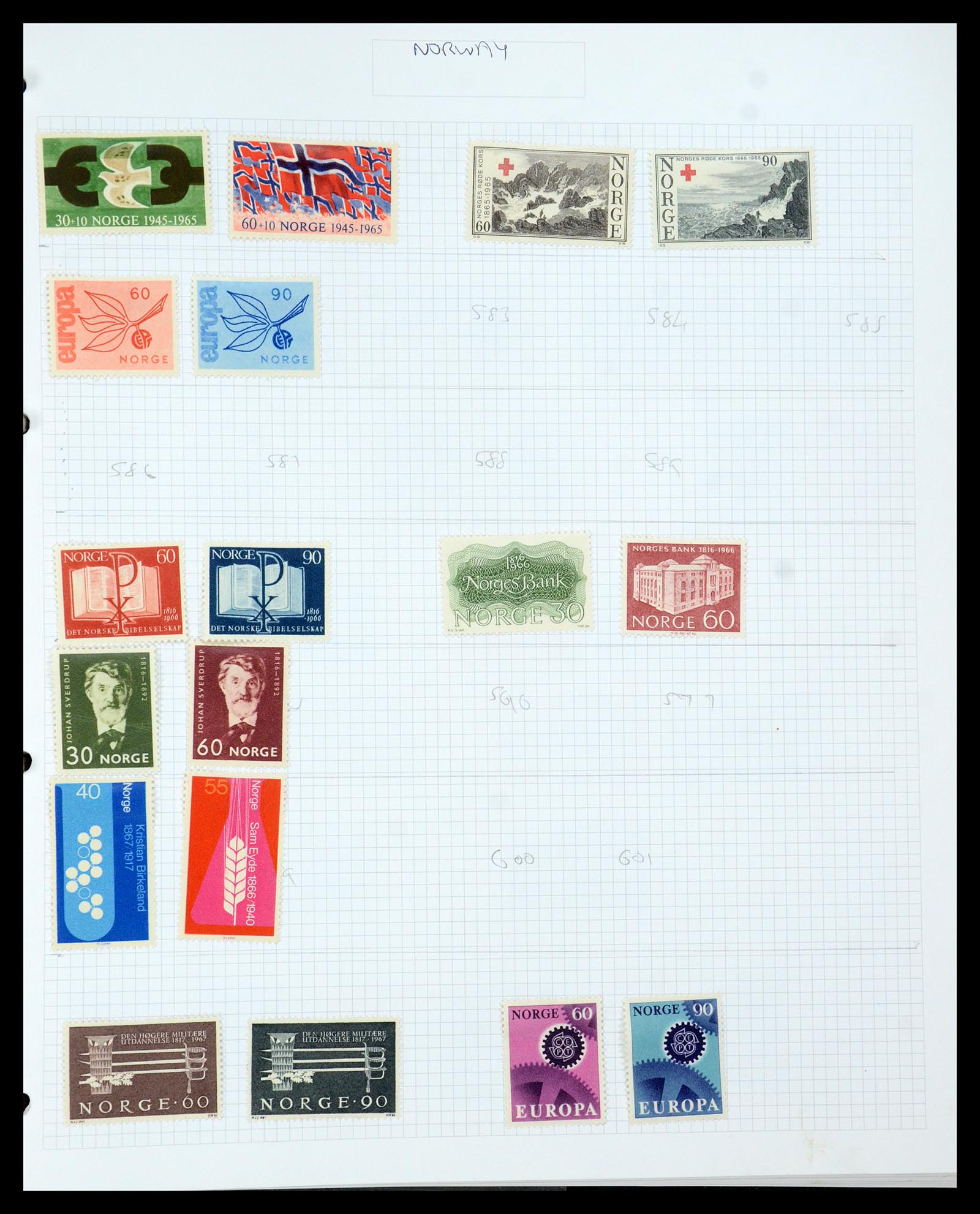 35642 021 - Stamp Collection 35642 Norway 1856-1998.