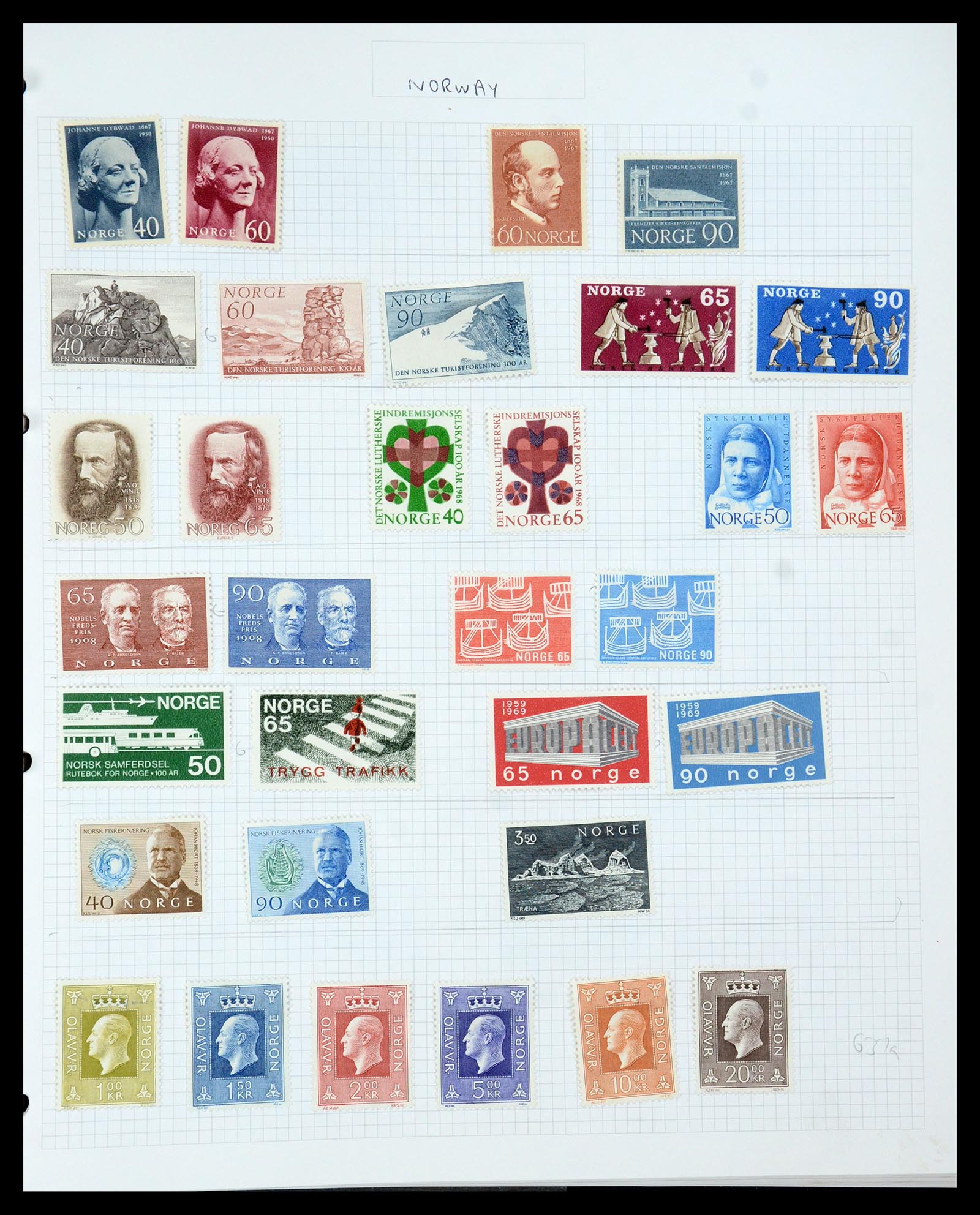 35642 022 - Stamp Collection 35642 Norway 1856-1998.