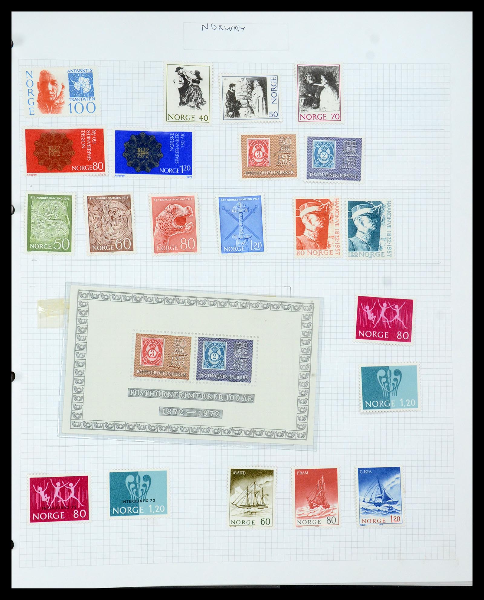 35642 024 - Stamp Collection 35642 Norway 1856-1998.
