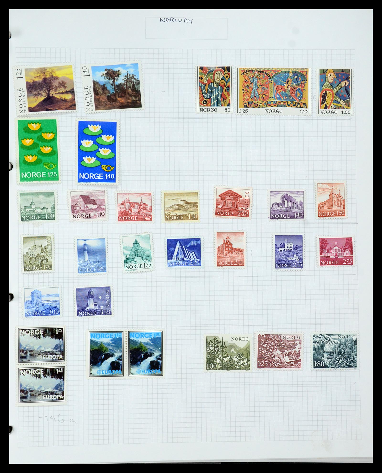 35642 028 - Stamp Collection 35642 Norway 1856-1998.