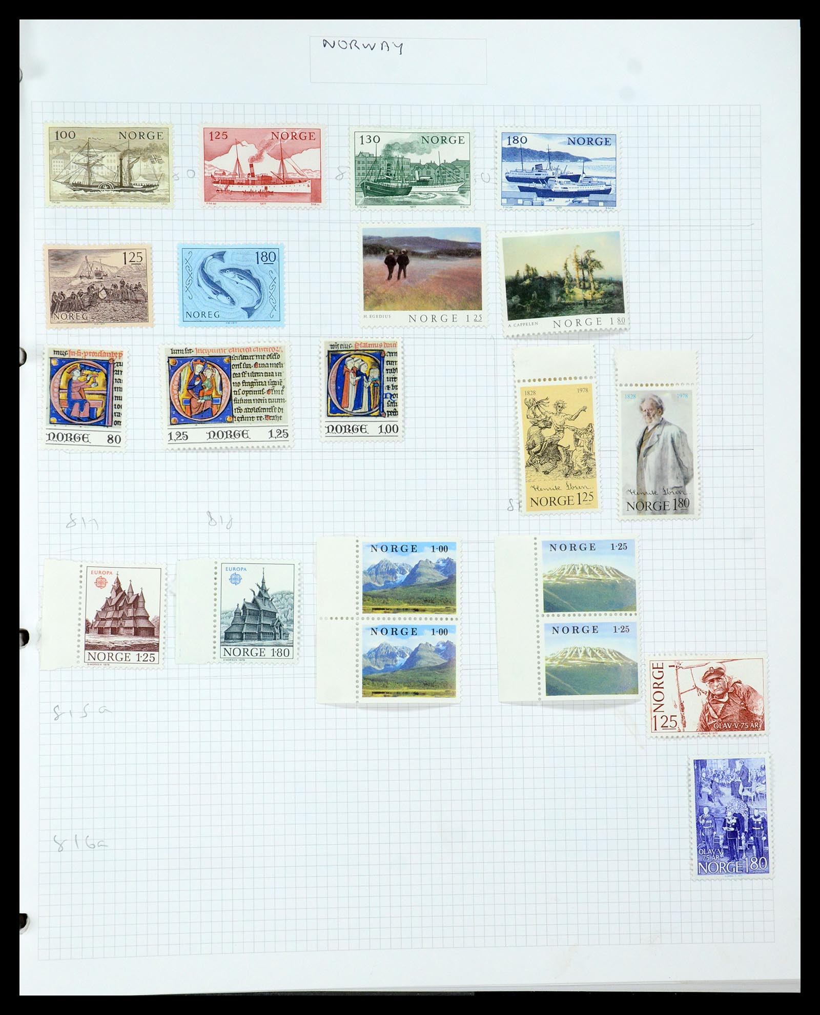 35642 029 - Stamp Collection 35642 Norway 1856-1998.