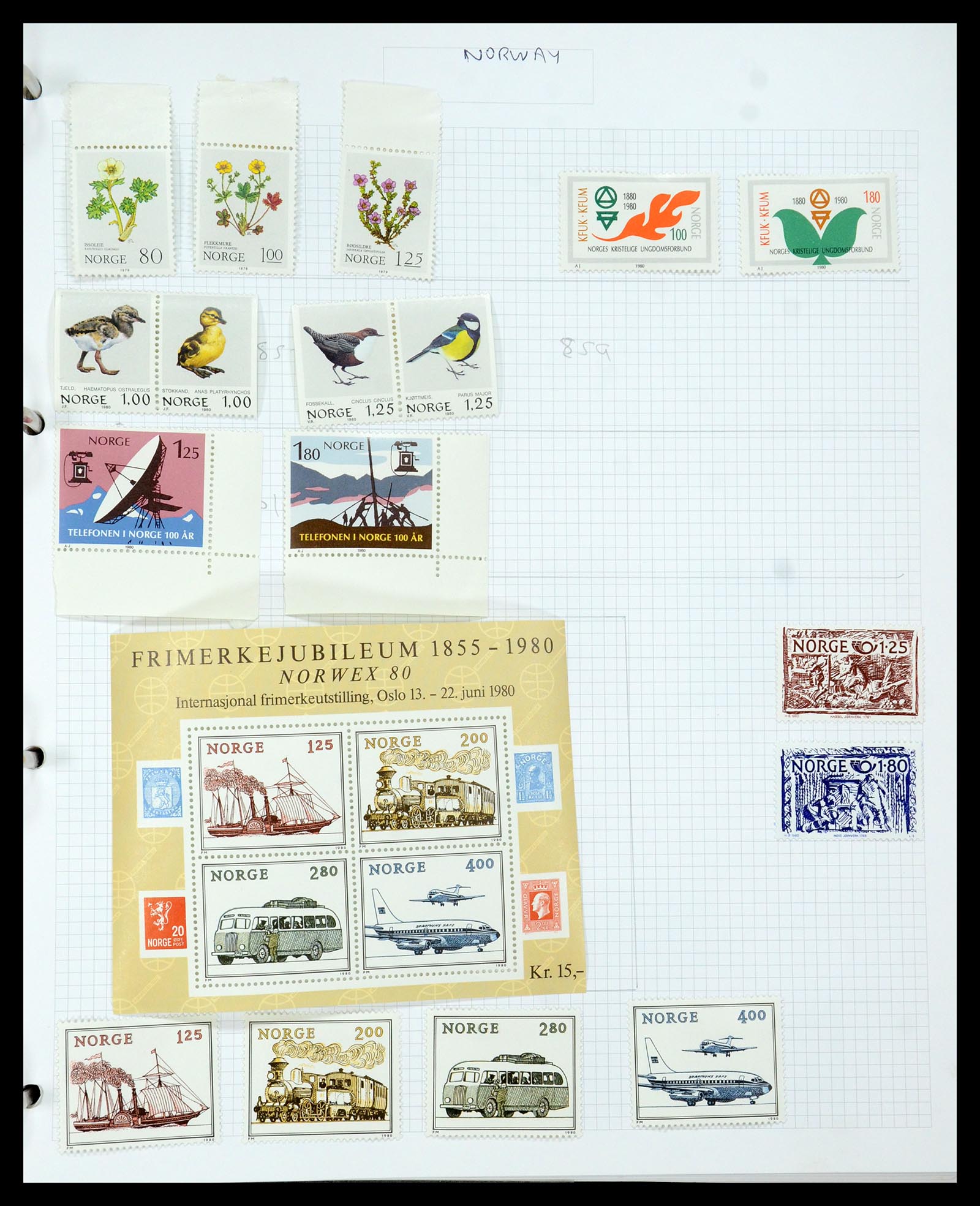 35642 032 - Stamp Collection 35642 Norway 1856-1998.