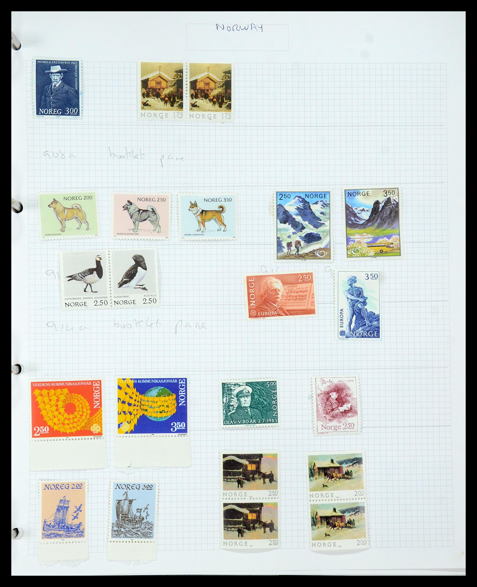 35642 035 - Stamp Collection 35642 Norway 1856-1998.
