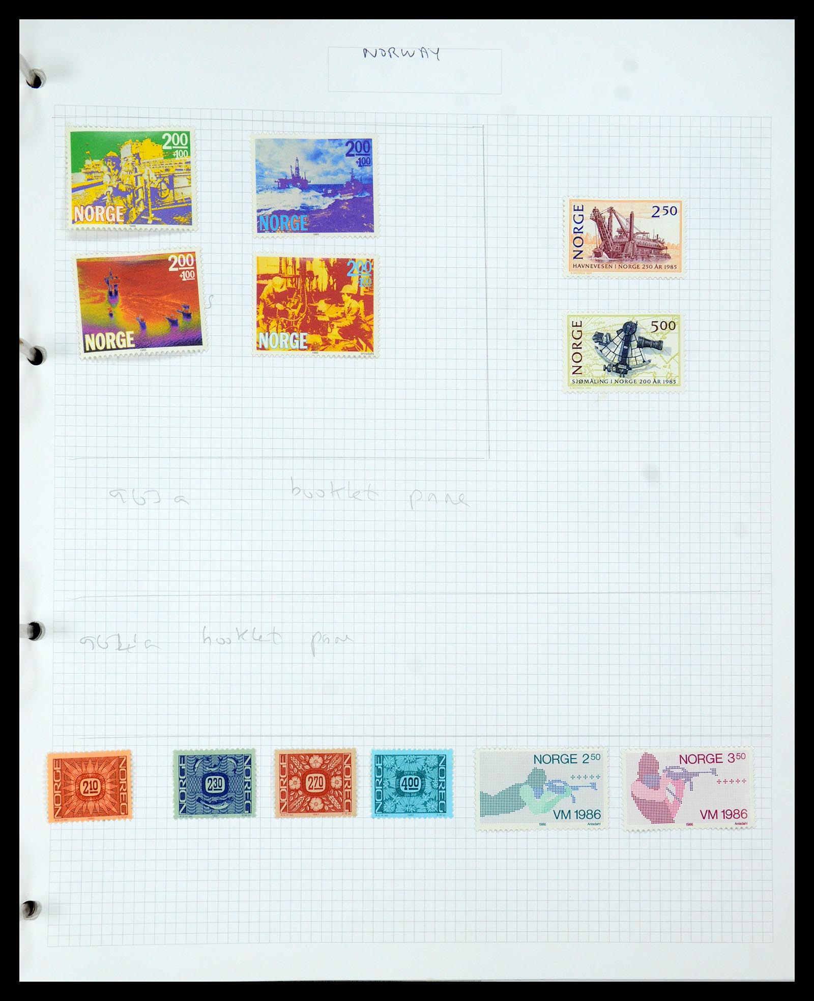 35642 039 - Stamp Collection 35642 Norway 1856-1998.