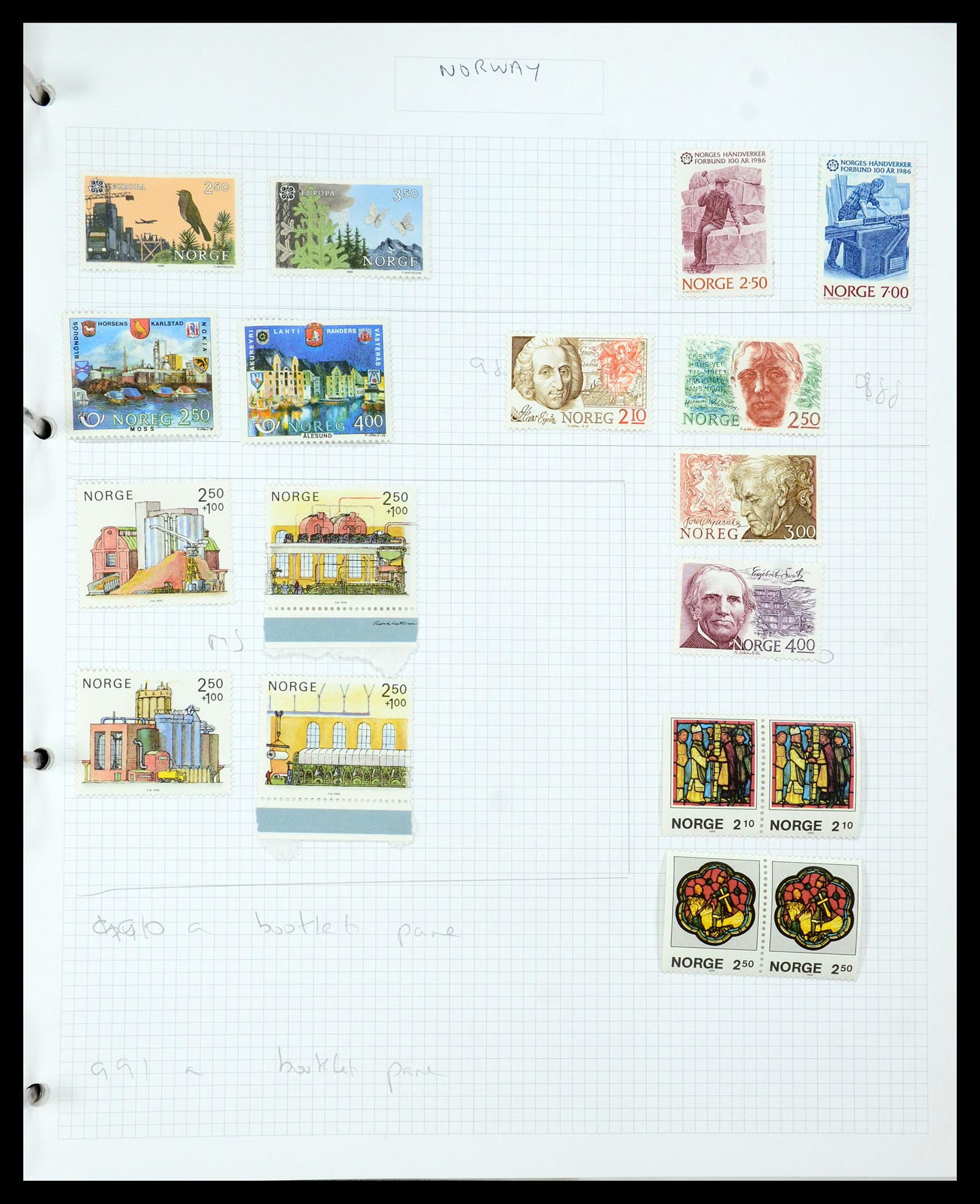 35642 040 - Stamp Collection 35642 Norway 1856-1998.