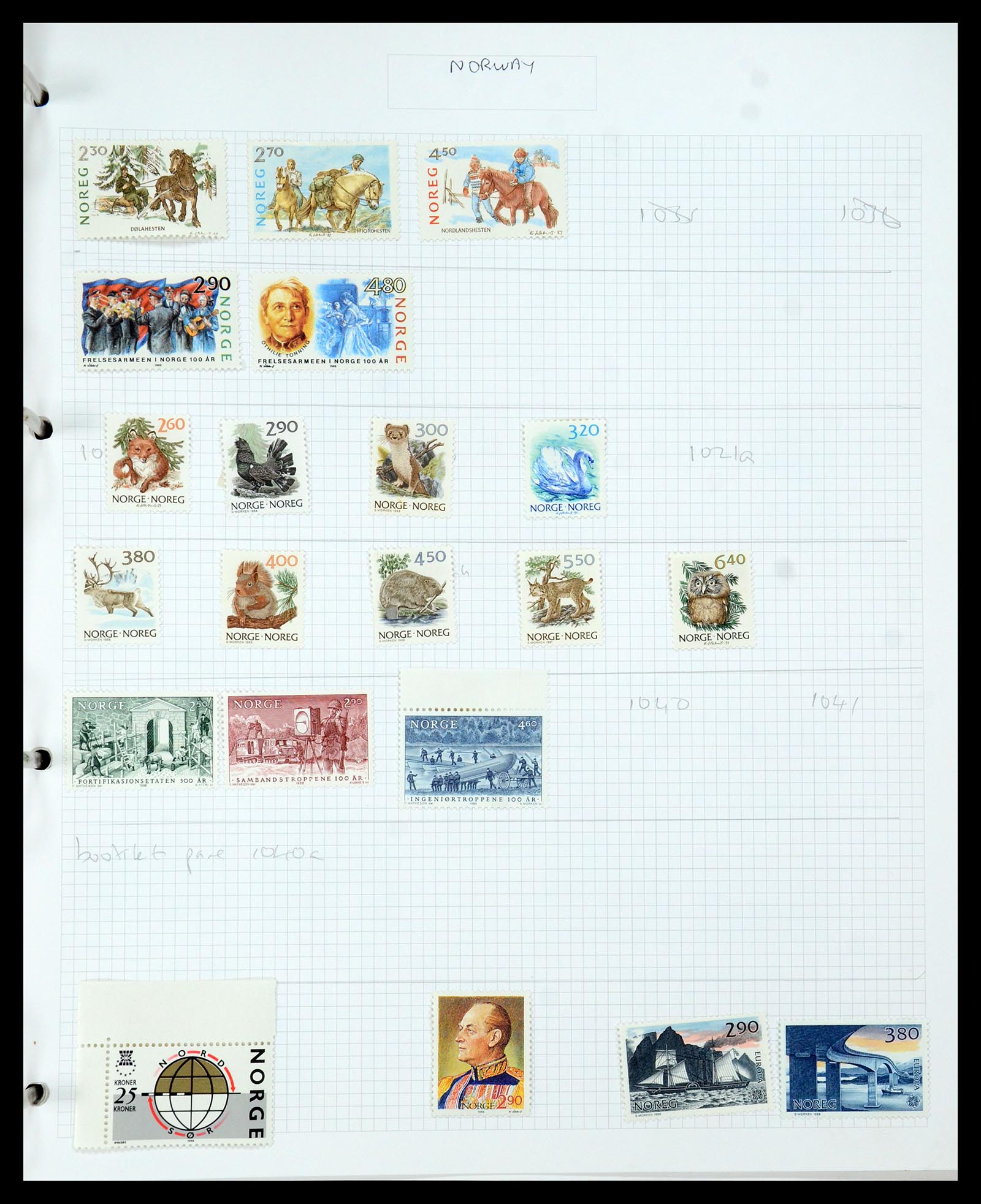 35642 043 - Stamp Collection 35642 Norway 1856-1998.