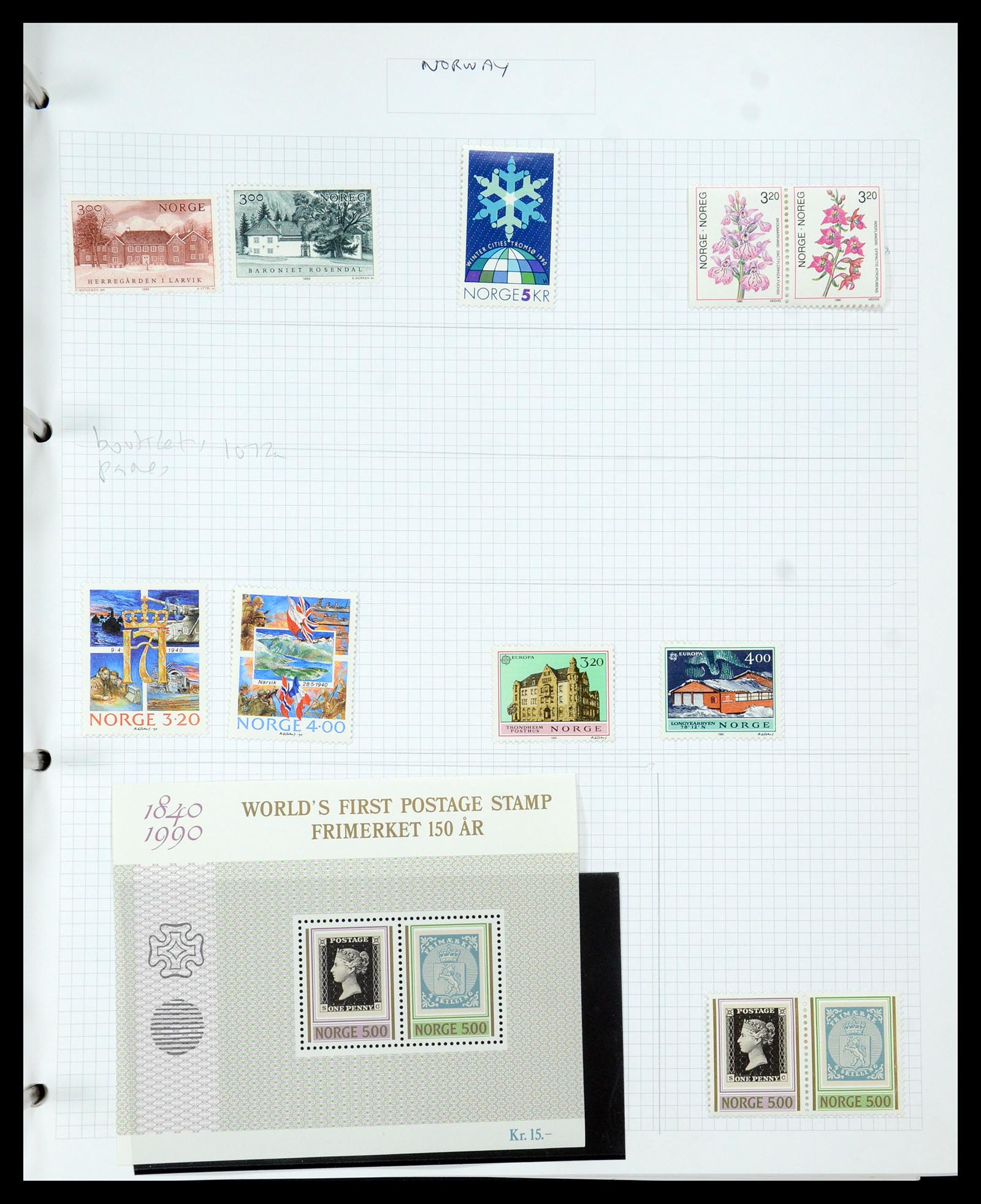 35642 047 - Stamp Collection 35642 Norway 1856-1998.