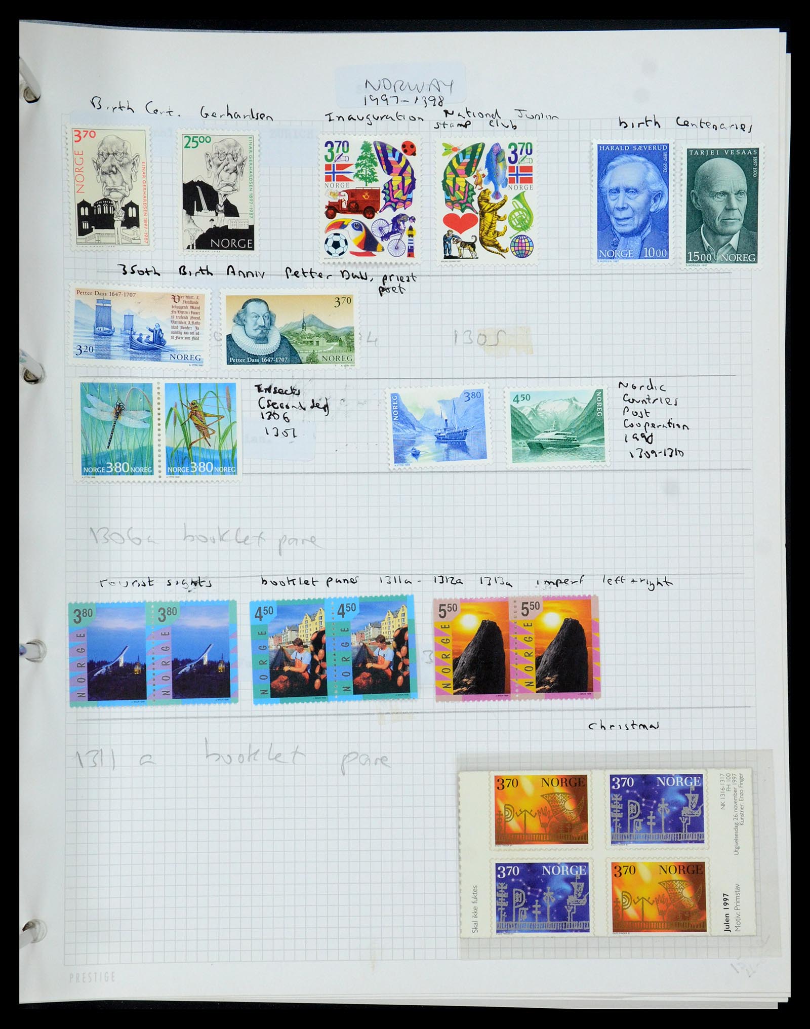 35642 064 - Stamp Collection 35642 Norway 1856-1998.