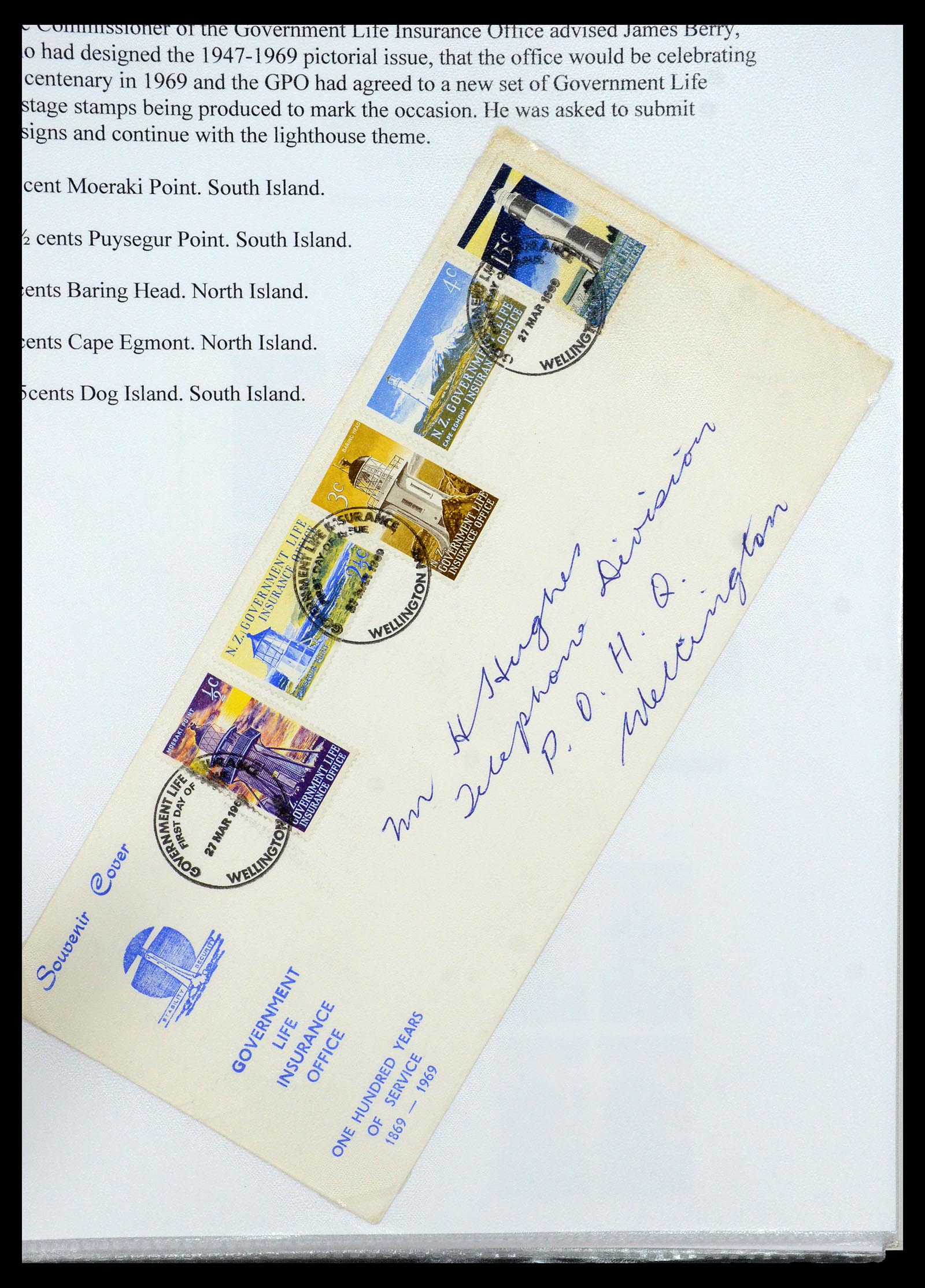 35643 016 - Postzegelverzameling 35643 Nieuw Zeeland life insurance 1891-1981.