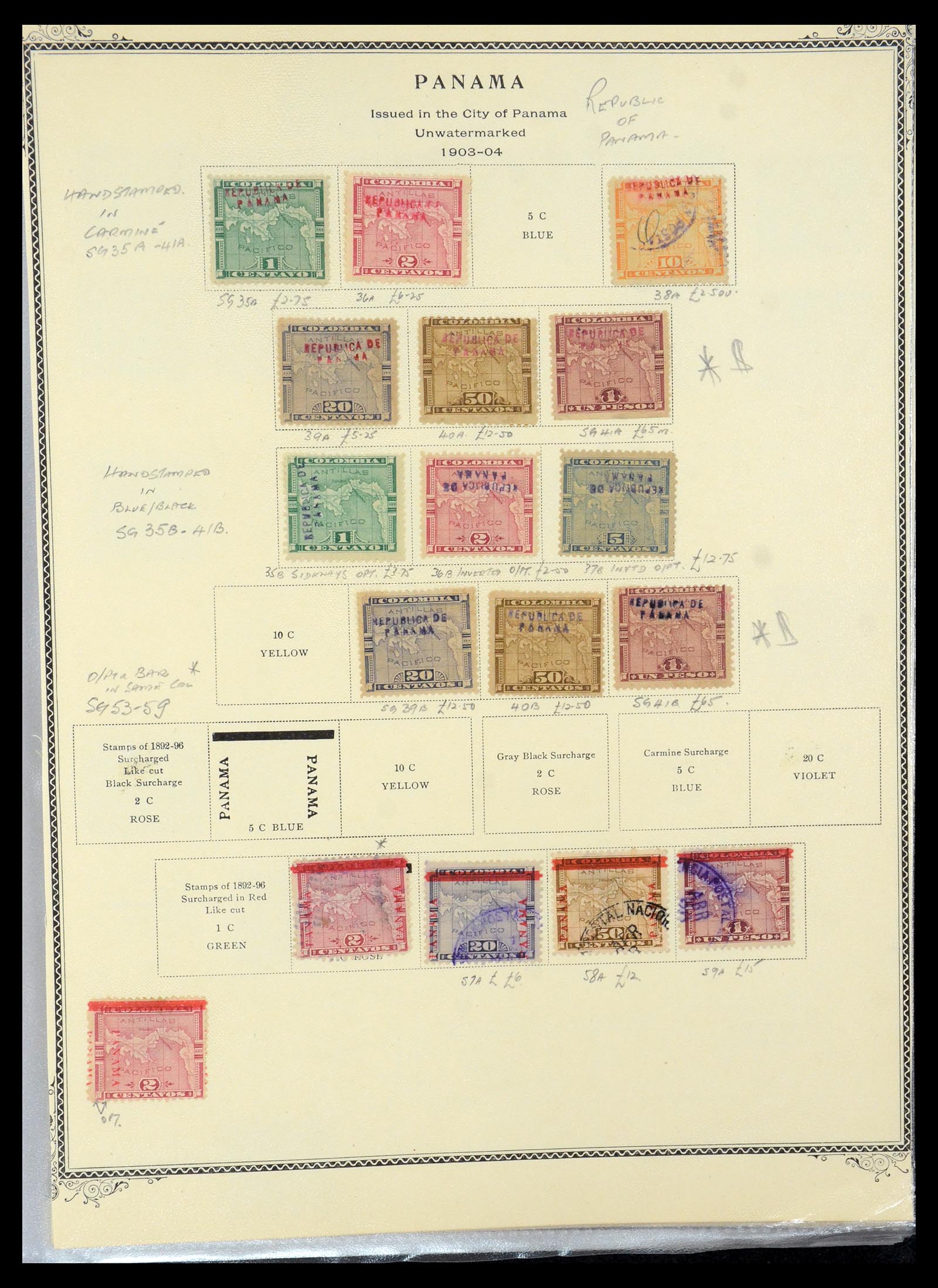 35644 003 - Stamp Collection 35644 Panama 1887-1986.