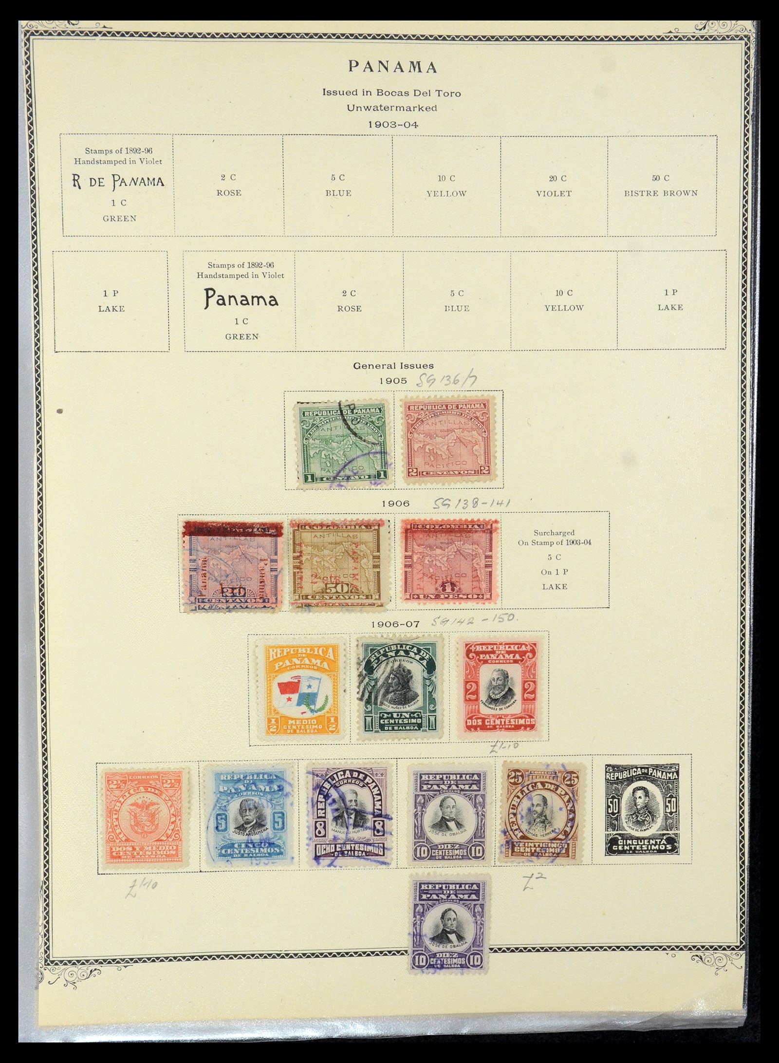 35644 005 - Stamp Collection 35644 Panama 1887-1986.