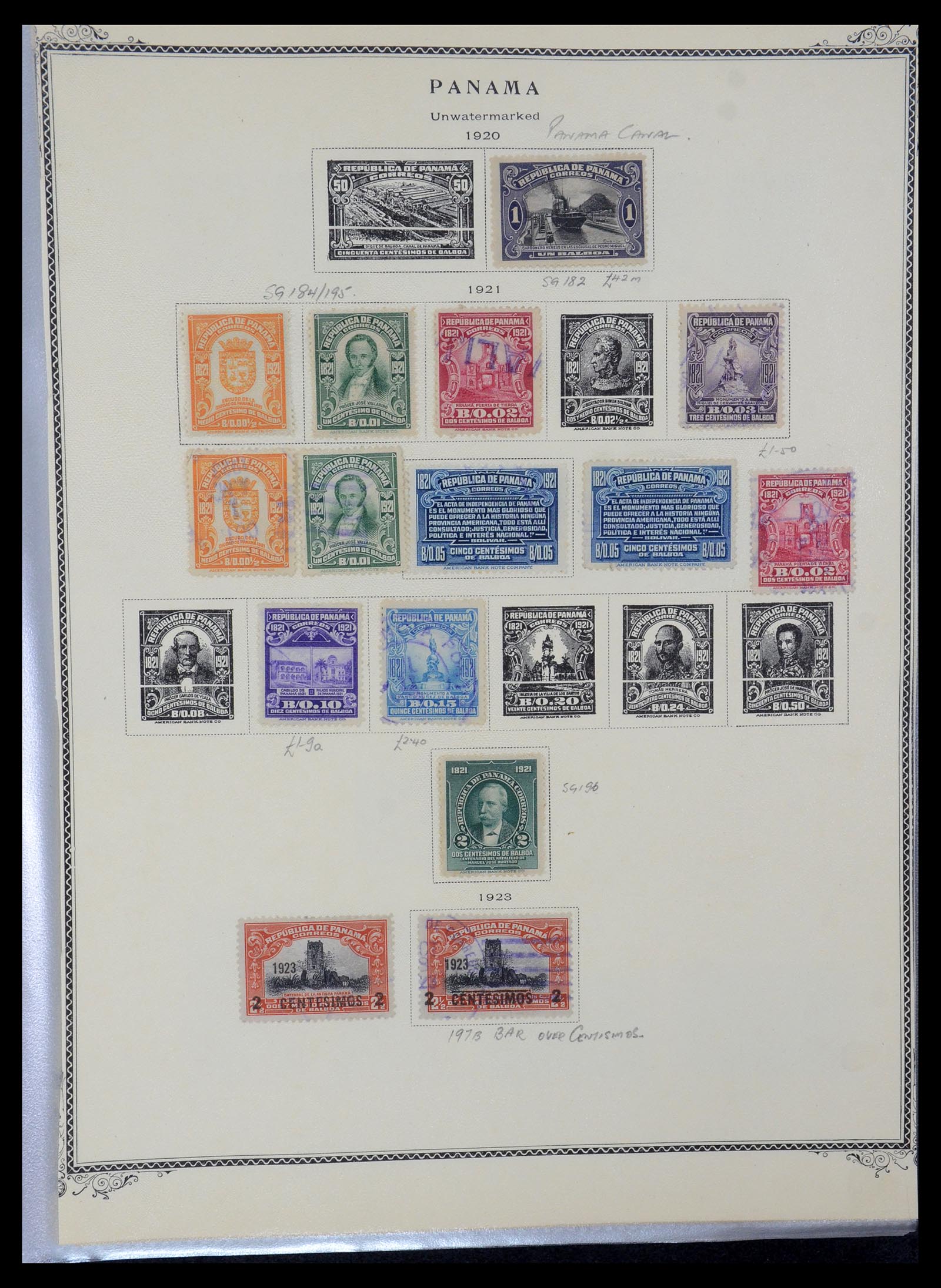 35644 009 - Stamp Collection 35644 Panama 1887-1986.