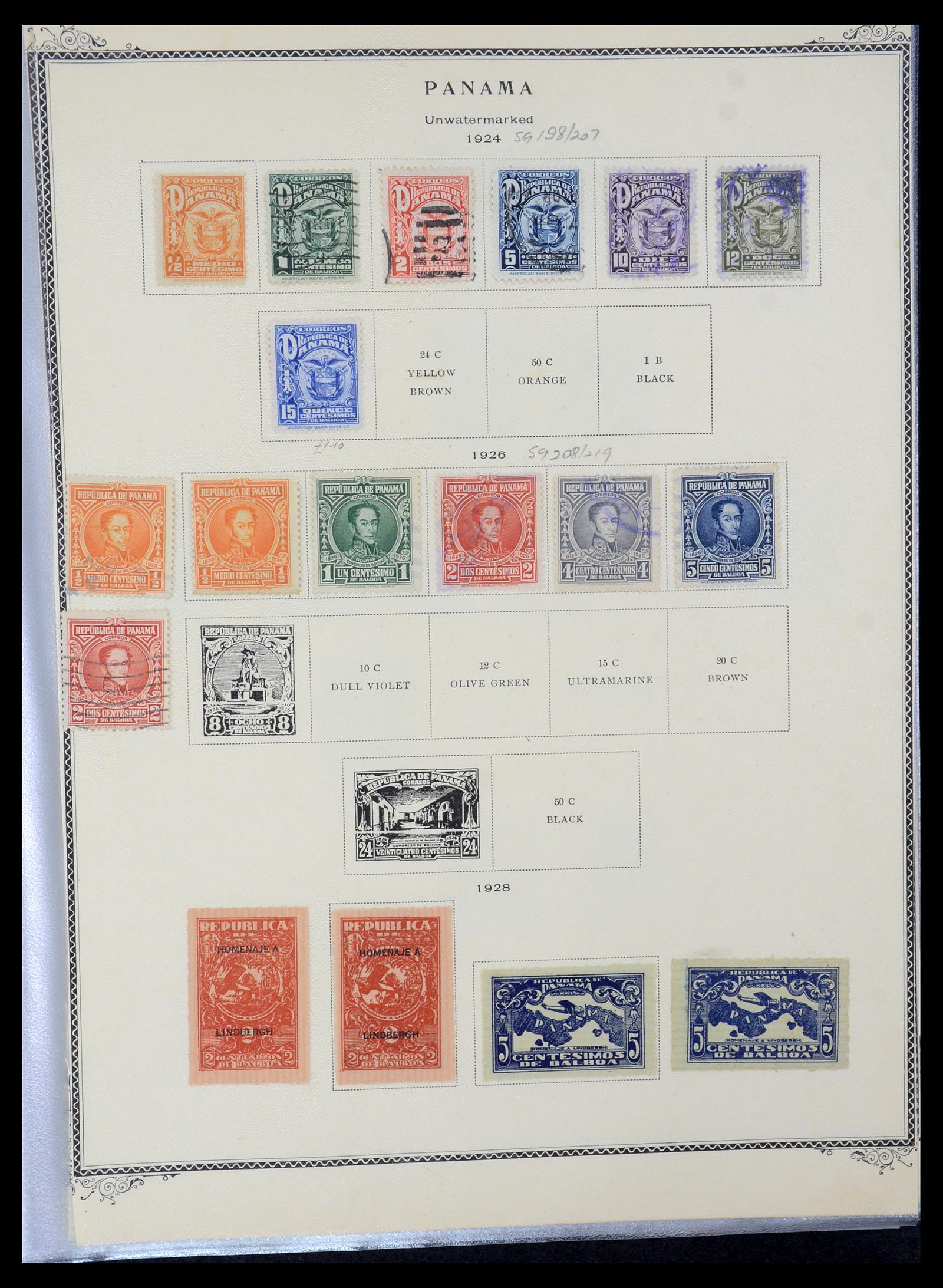 35644 010 - Stamp Collection 35644 Panama 1887-1986.