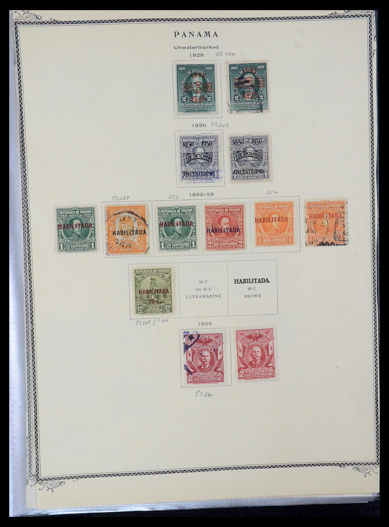 35644 011 - Stamp Collection 35644 Panama 1887-1986.