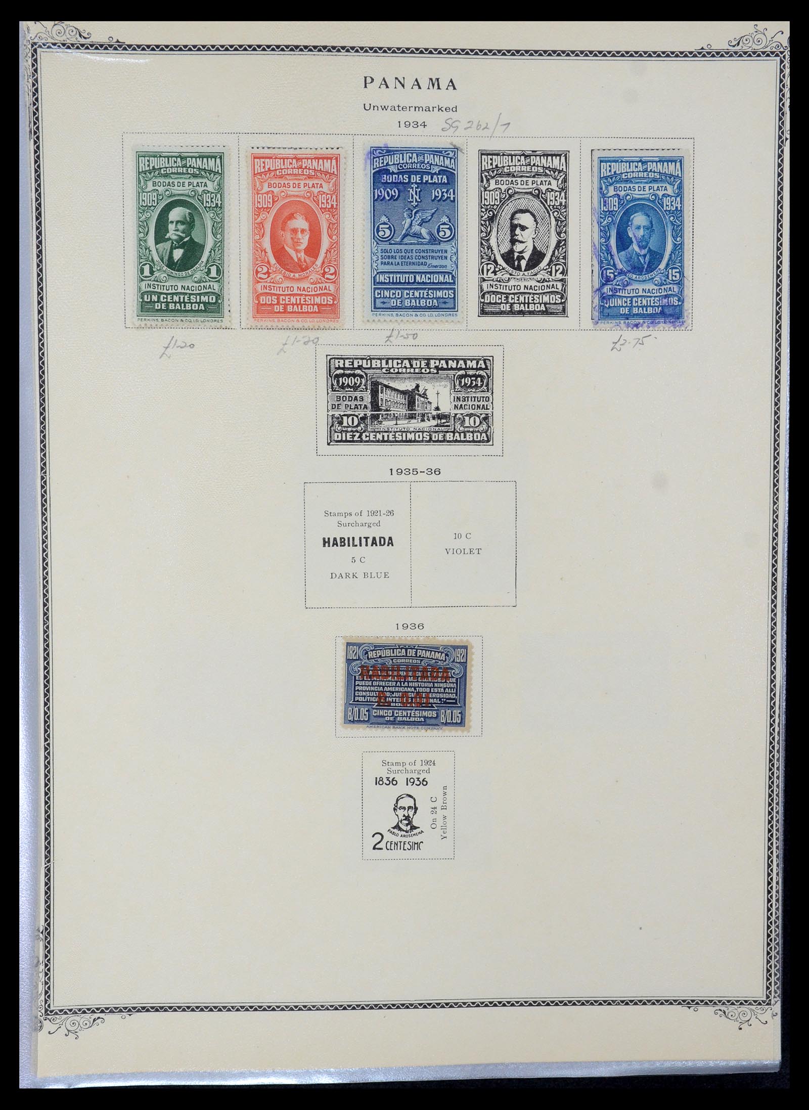35644 013 - Stamp Collection 35644 Panama 1887-1986.