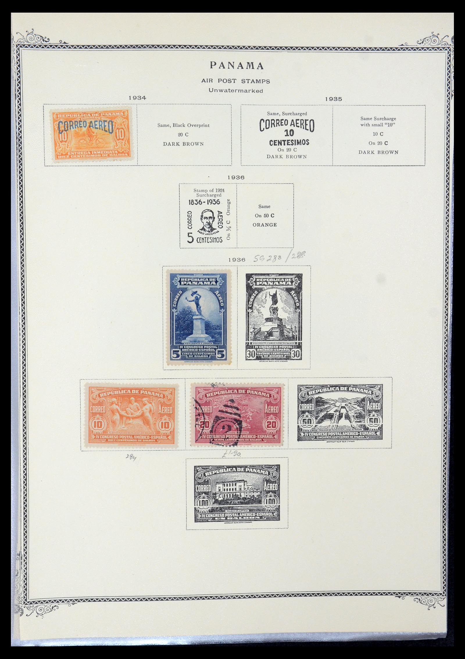 35644 015 - Stamp Collection 35644 Panama 1887-1986.