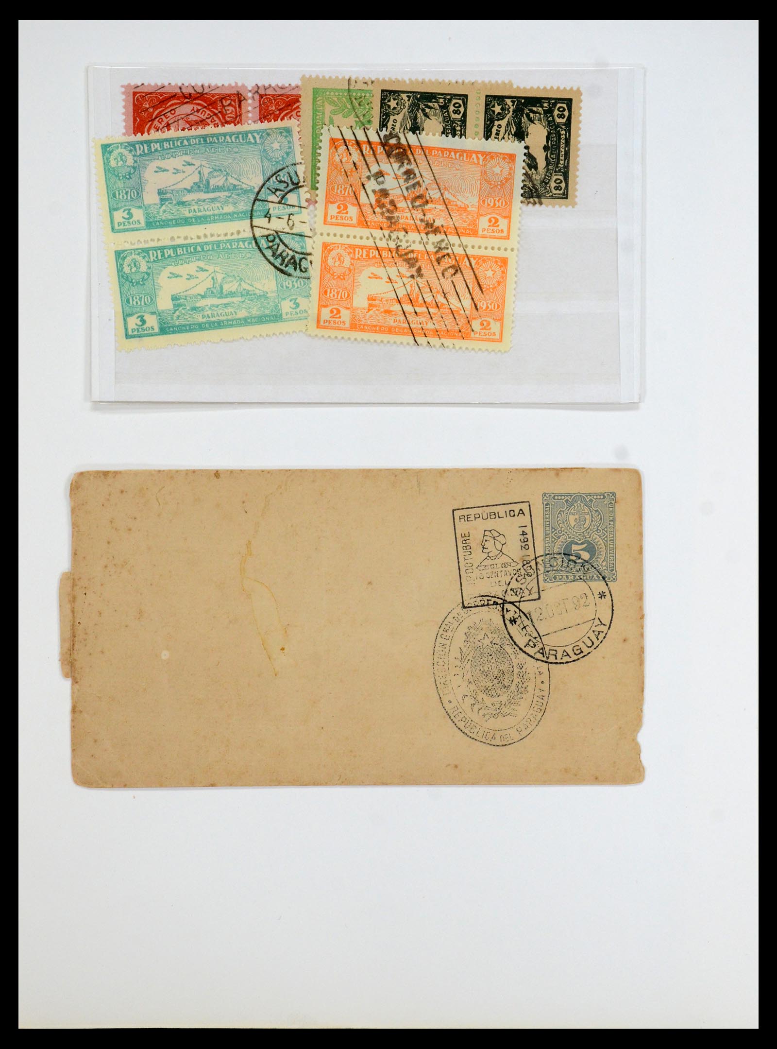 35647 002 - Postzegelverzameling 35647 Paraguay 1870-1931.