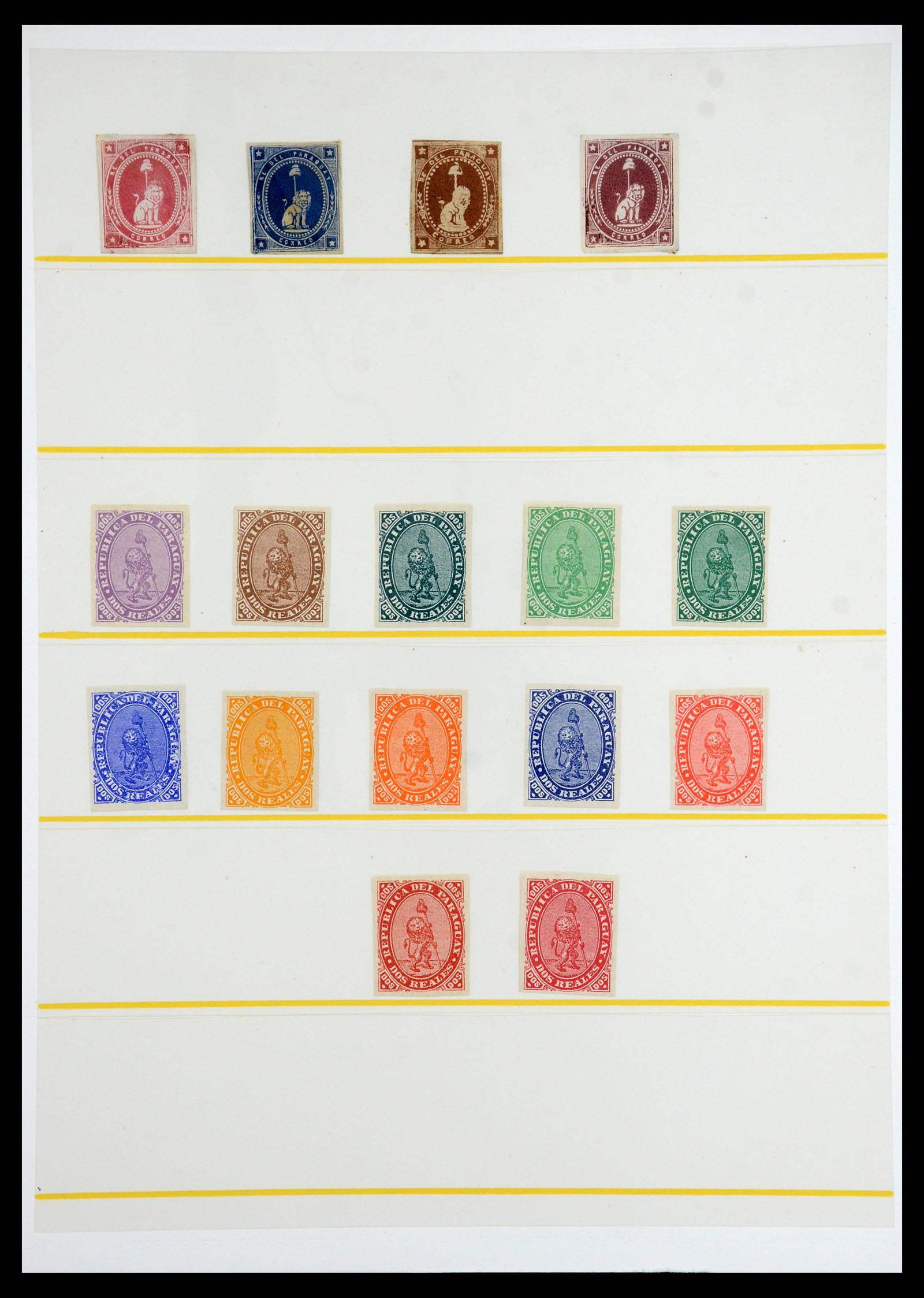 35647 004 - Postzegelverzameling 35647 Paraguay 1870-1931.