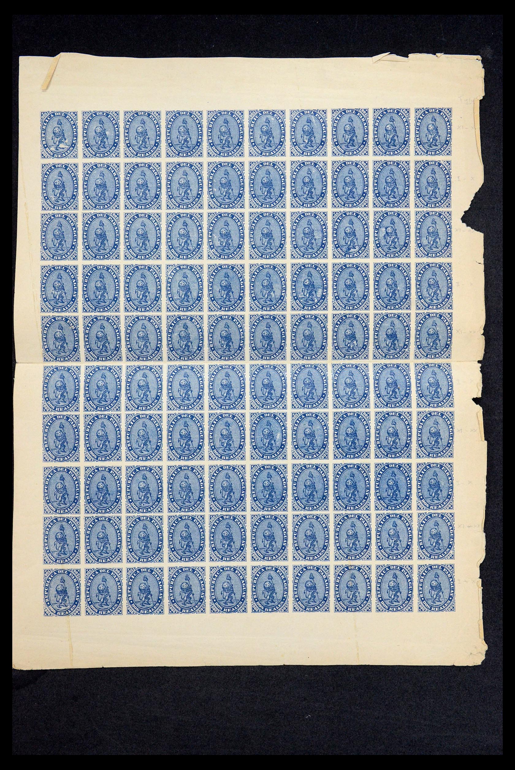 35647 005 - Postzegelverzameling 35647 Paraguay 1870-1931.