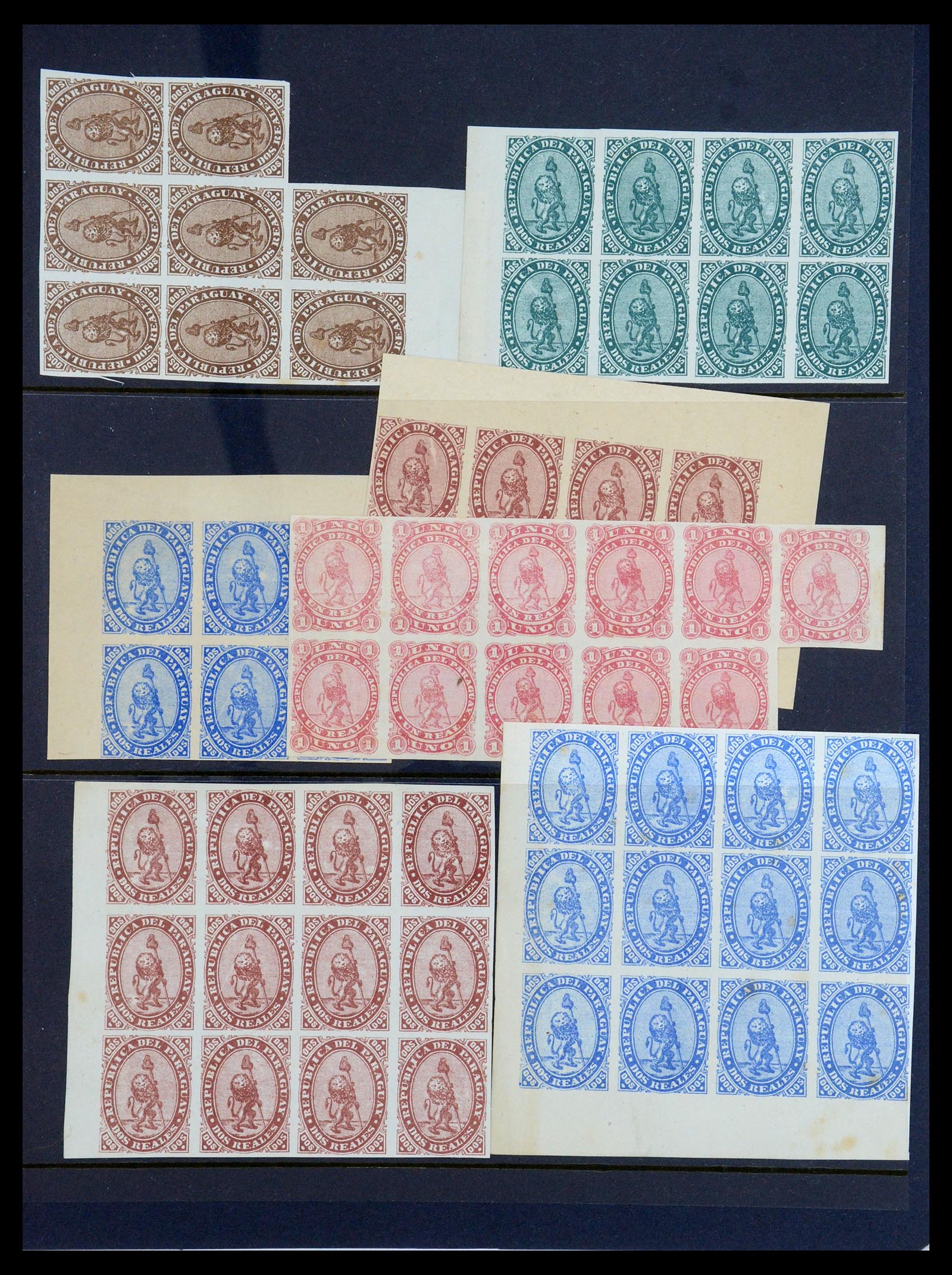35647 012 - Stamp Collection 35647 Paraguay 1870-1931.