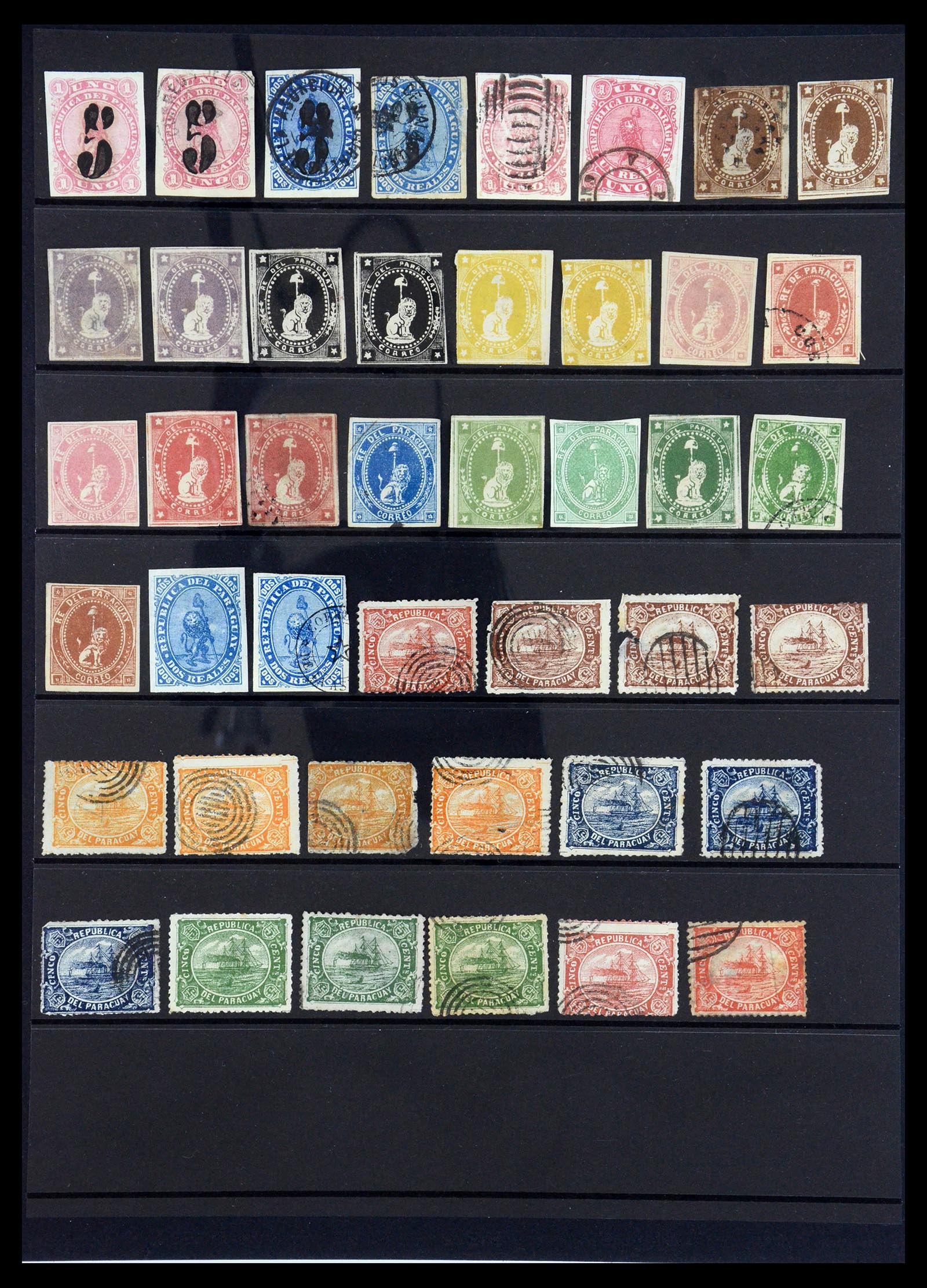 35647 013 - Postzegelverzameling 35647 Paraguay 1870-1931.
