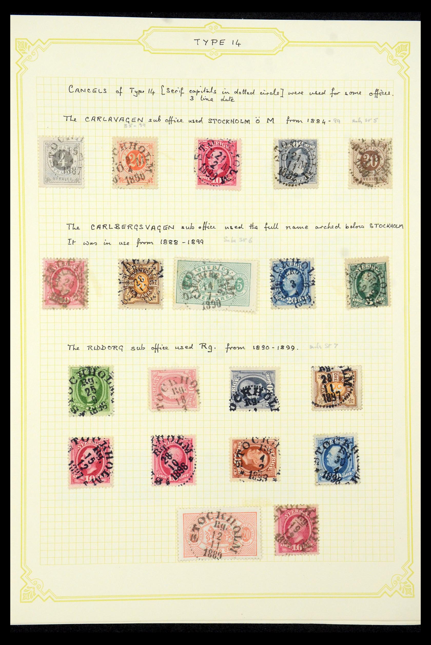 35649 035 - Postzegelverzameling 35649 Zweden 1858-1997.