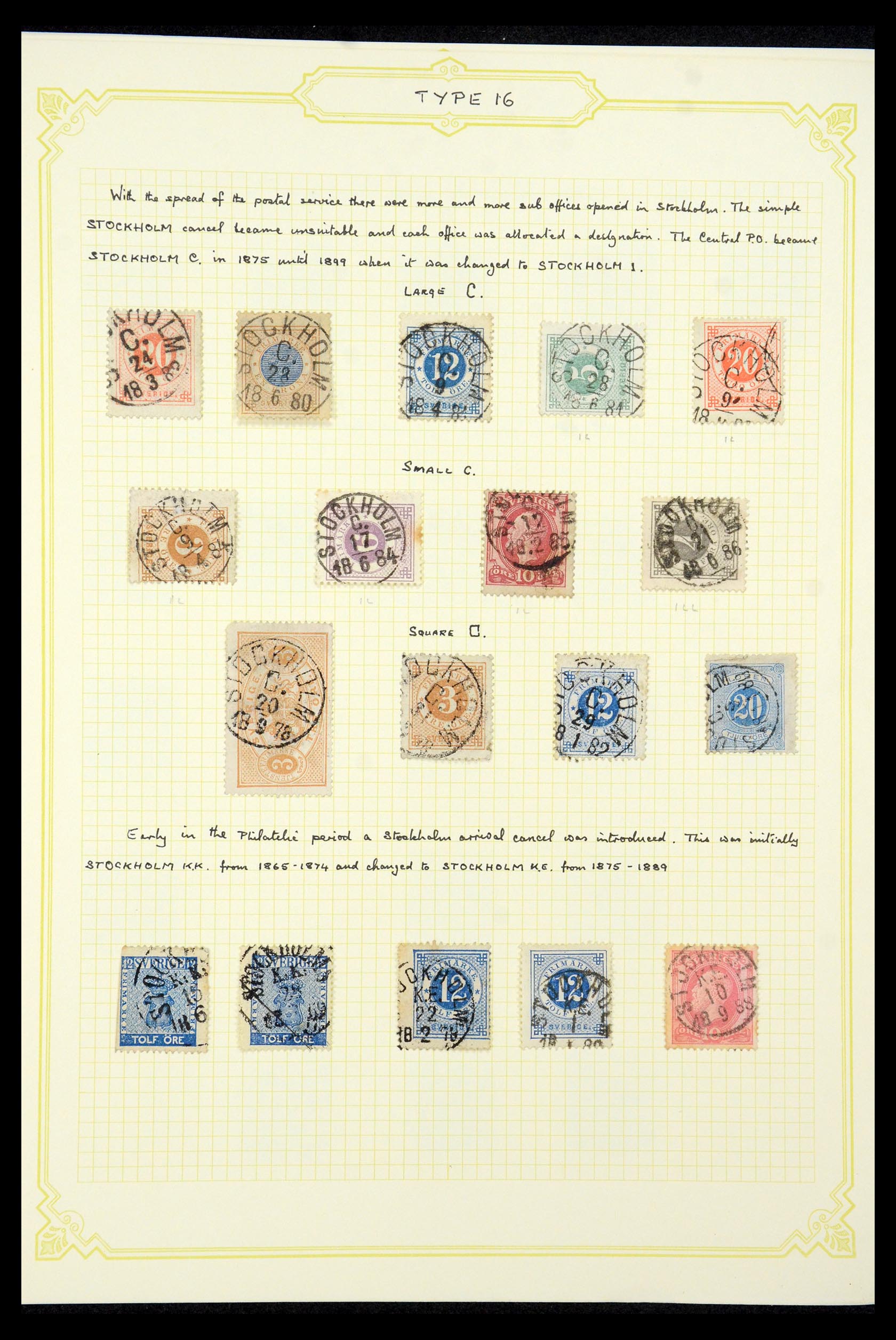 35649 036 - Postzegelverzameling 35649 Zweden 1858-1997.