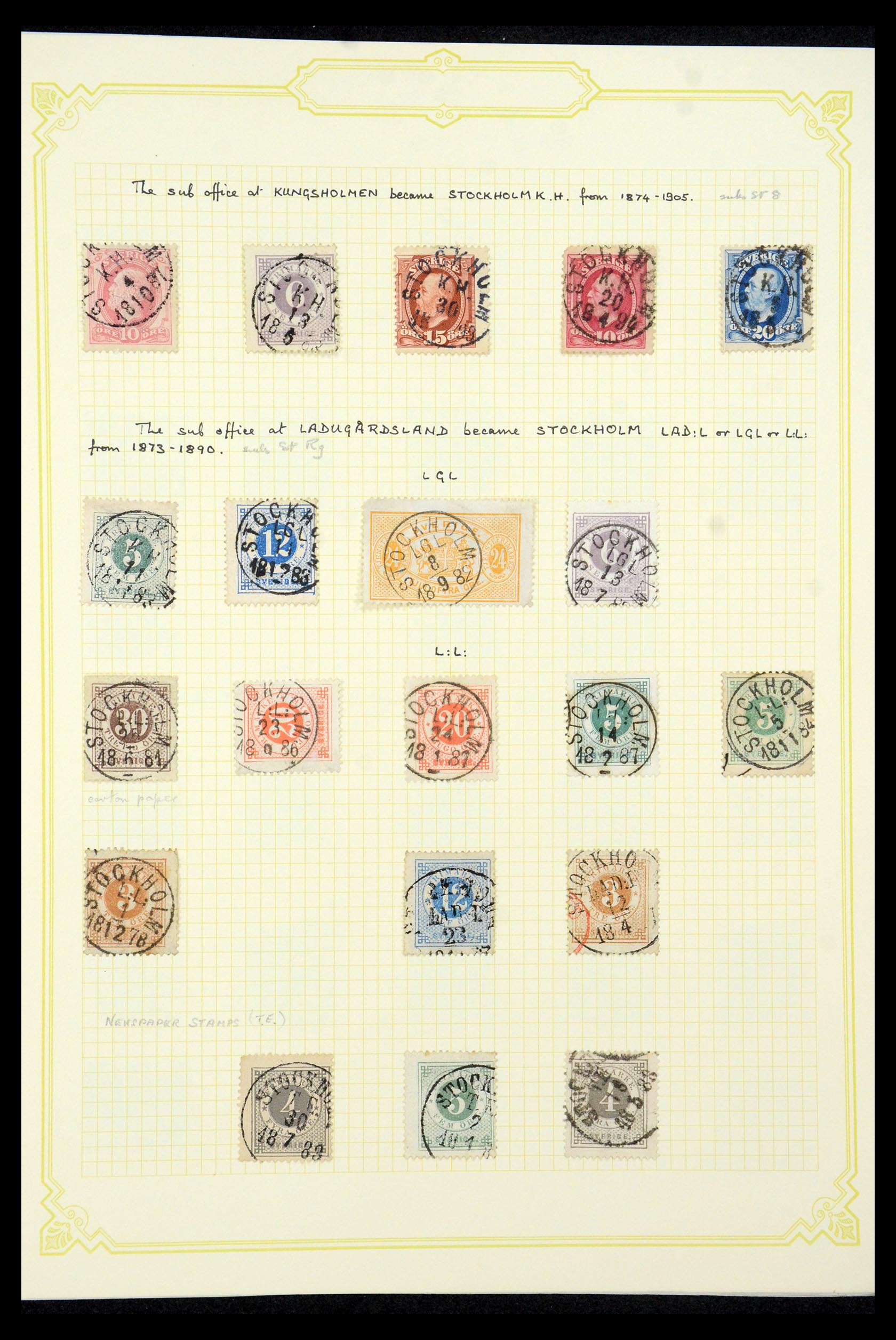 35649 037 - Postzegelverzameling 35649 Zweden 1858-1997.