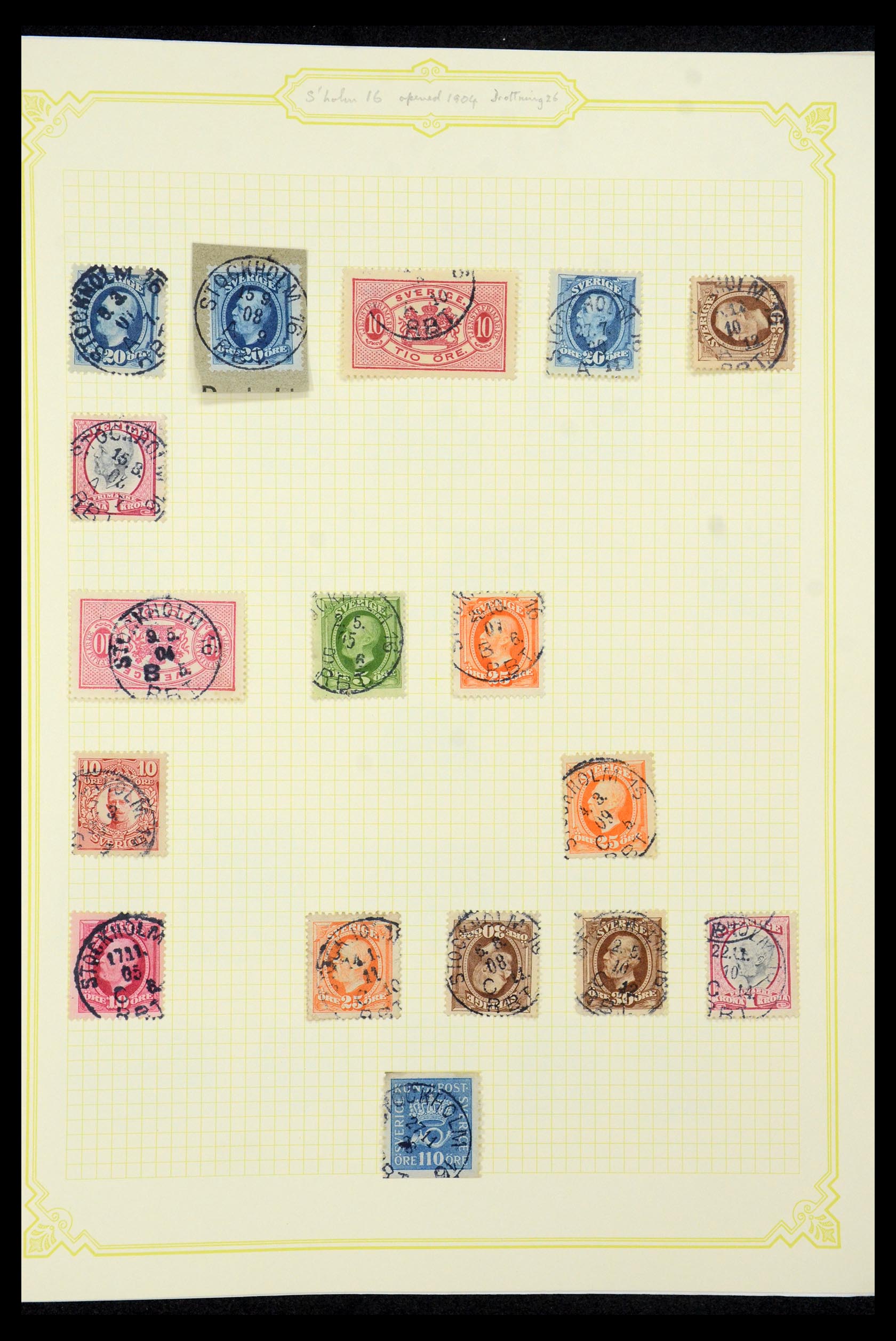 35649 045 - Postzegelverzameling 35649 Zweden 1858-1997.