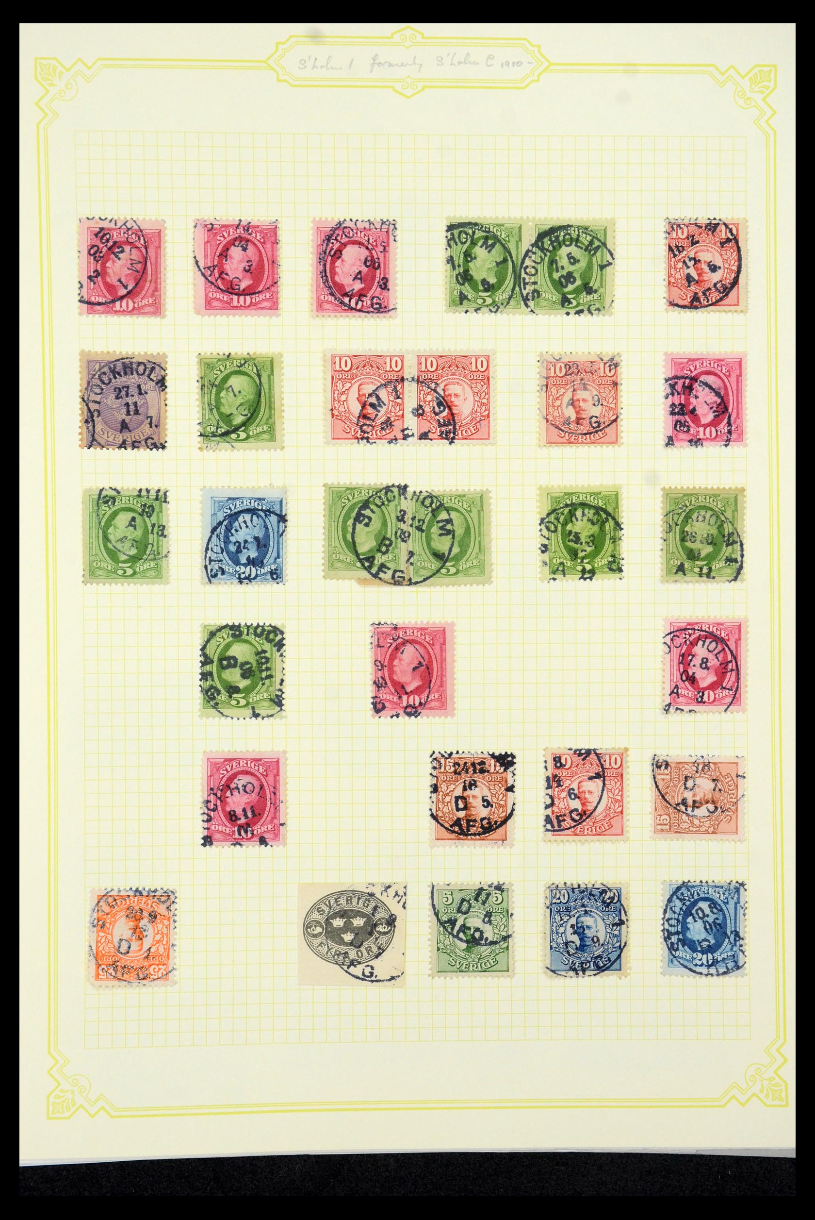 35649 049 - Postzegelverzameling 35649 Zweden 1858-1997.