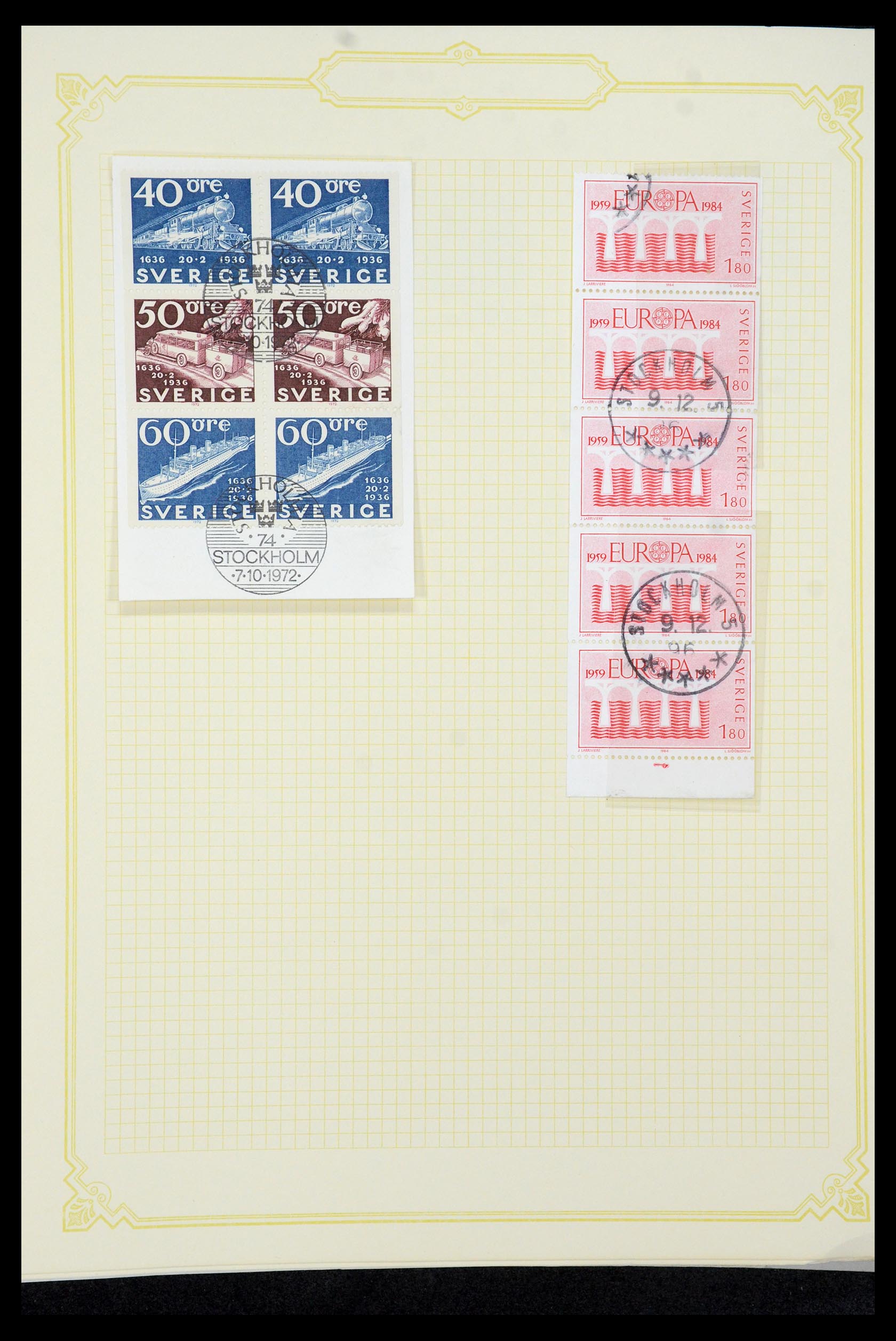 35649 062 - Postzegelverzameling 35649 Zweden 1858-1997.