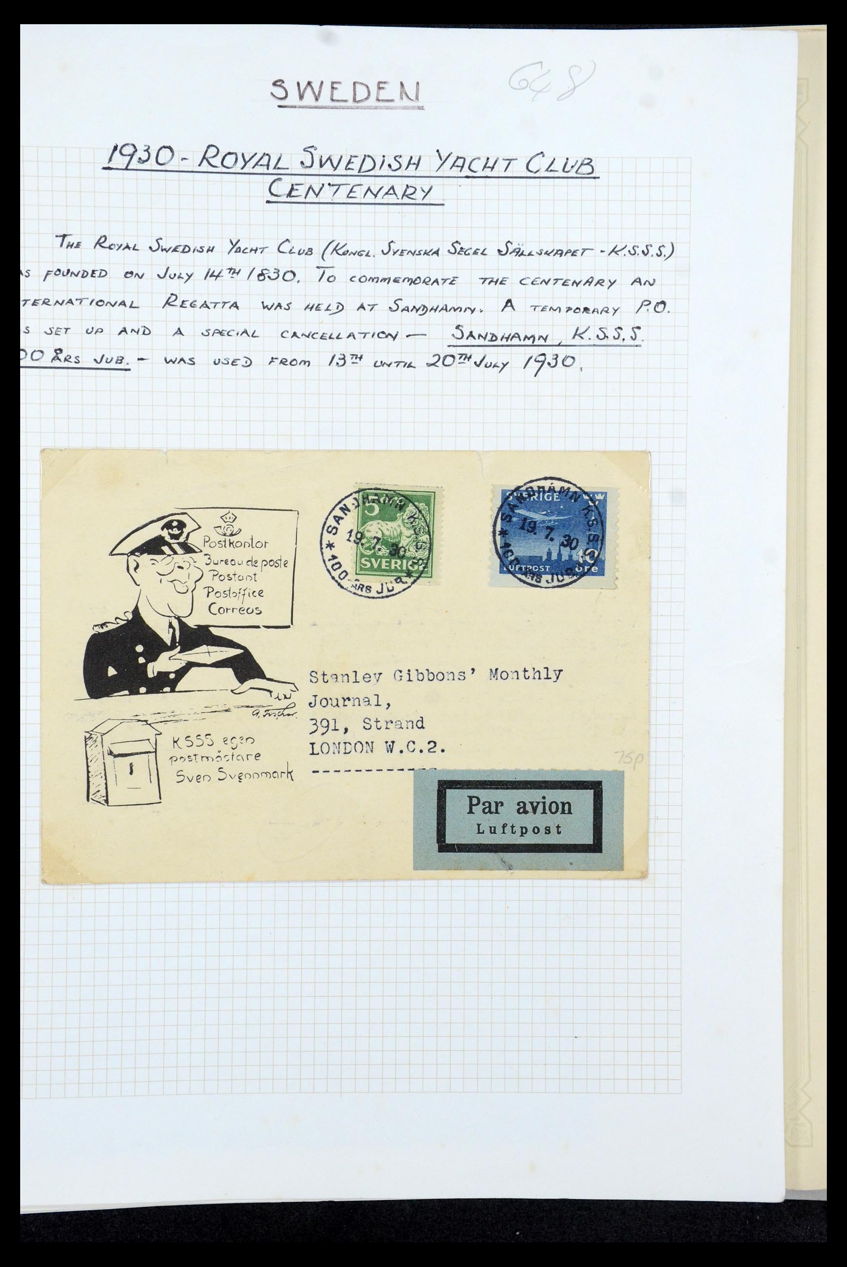 35649 064 - Postzegelverzameling 35649 Zweden 1858-1997.
