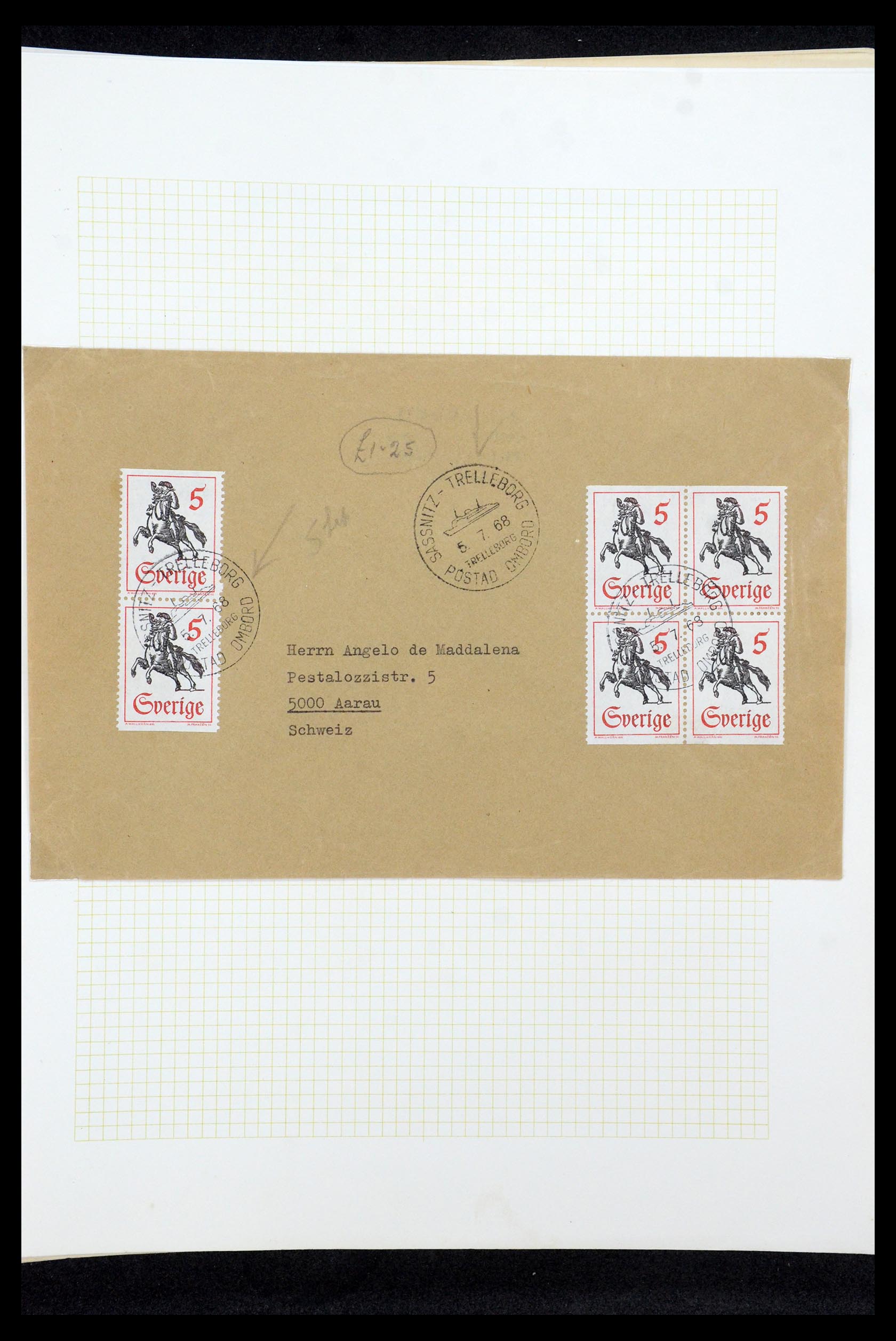 35649 071 - Postzegelverzameling 35649 Zweden 1858-1997.