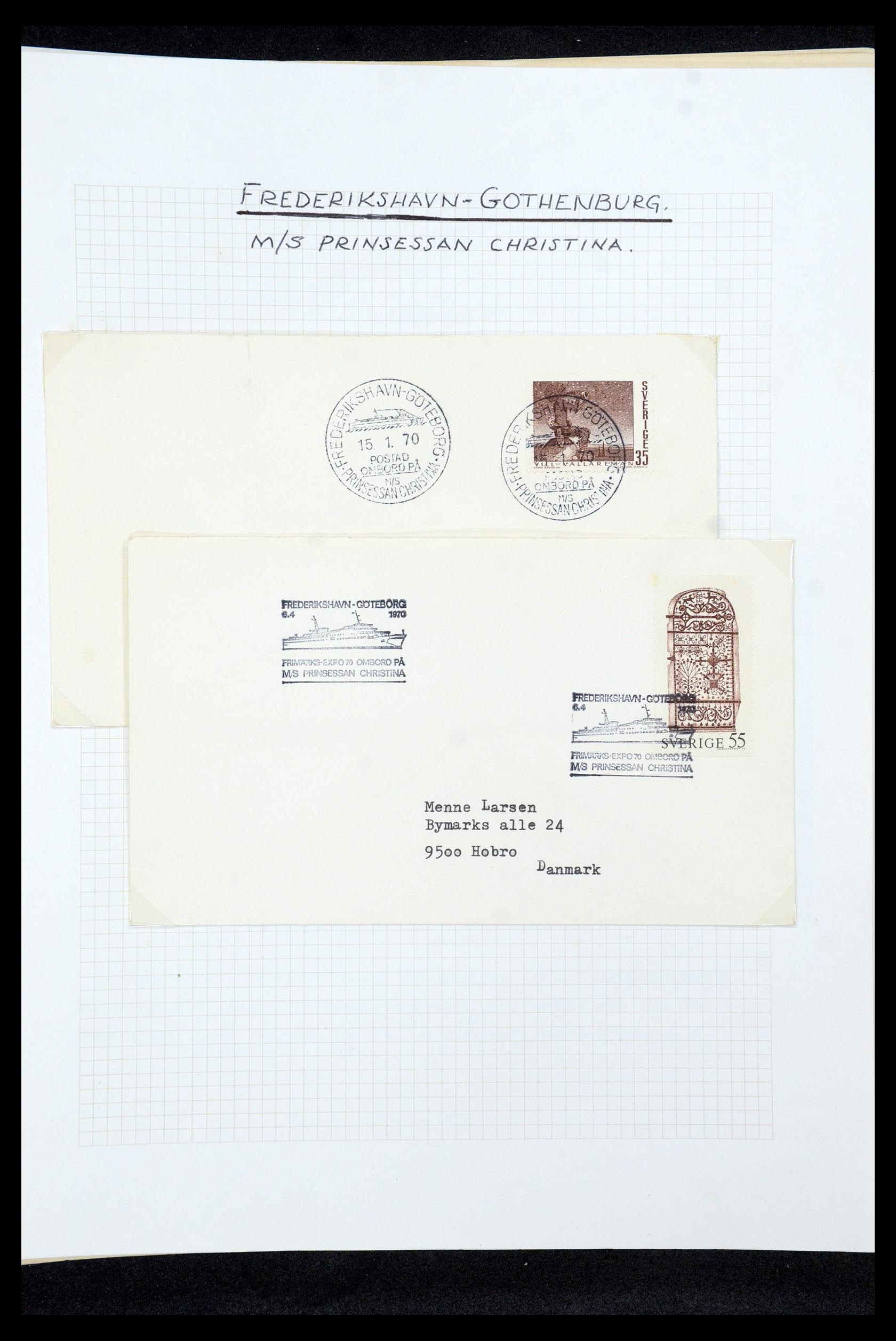 35649 073 - Postzegelverzameling 35649 Zweden 1858-1997.