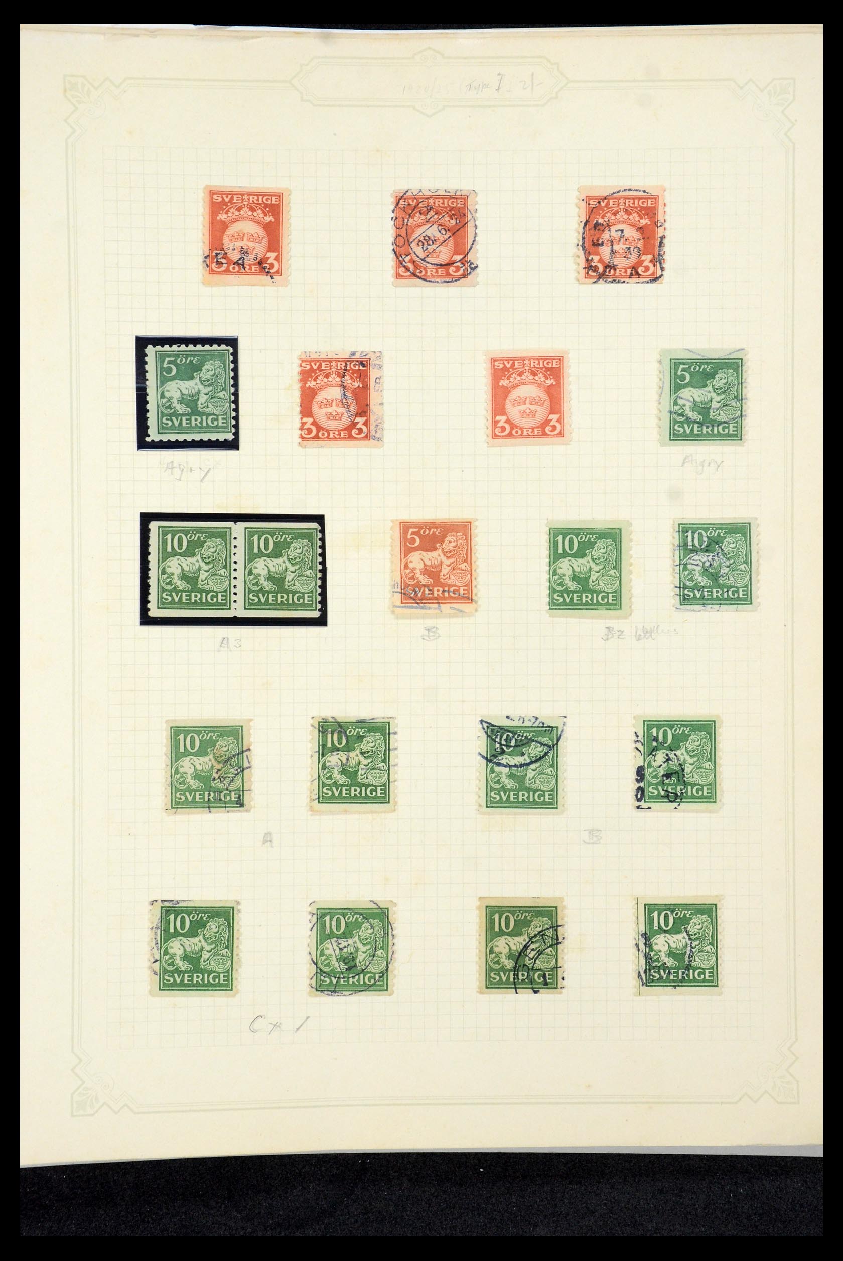35649 079 - Postzegelverzameling 35649 Zweden 1858-1997.