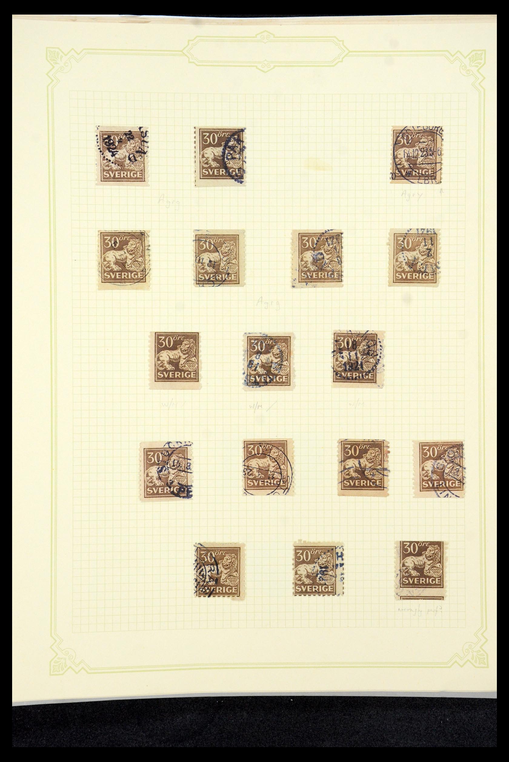 35649 082 - Postzegelverzameling 35649 Zweden 1858-1997.