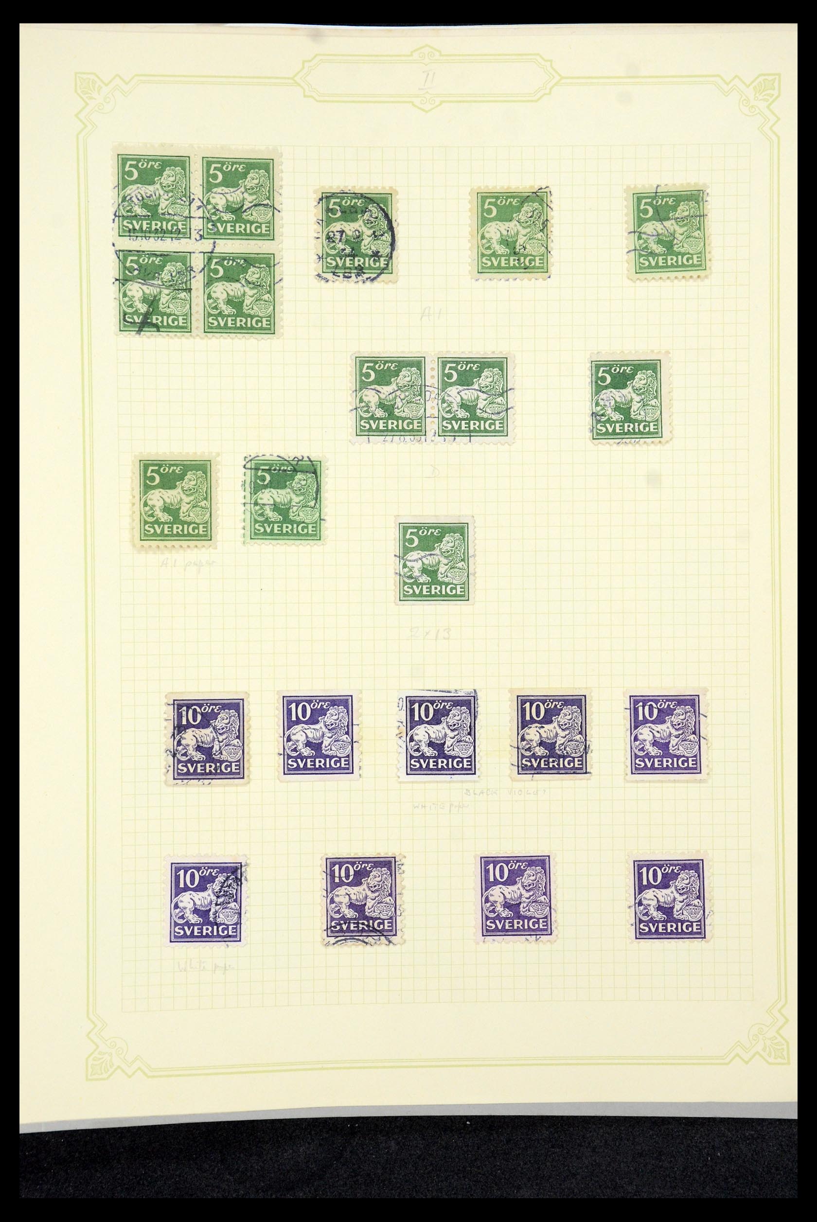 35649 085 - Postzegelverzameling 35649 Zweden 1858-1997.